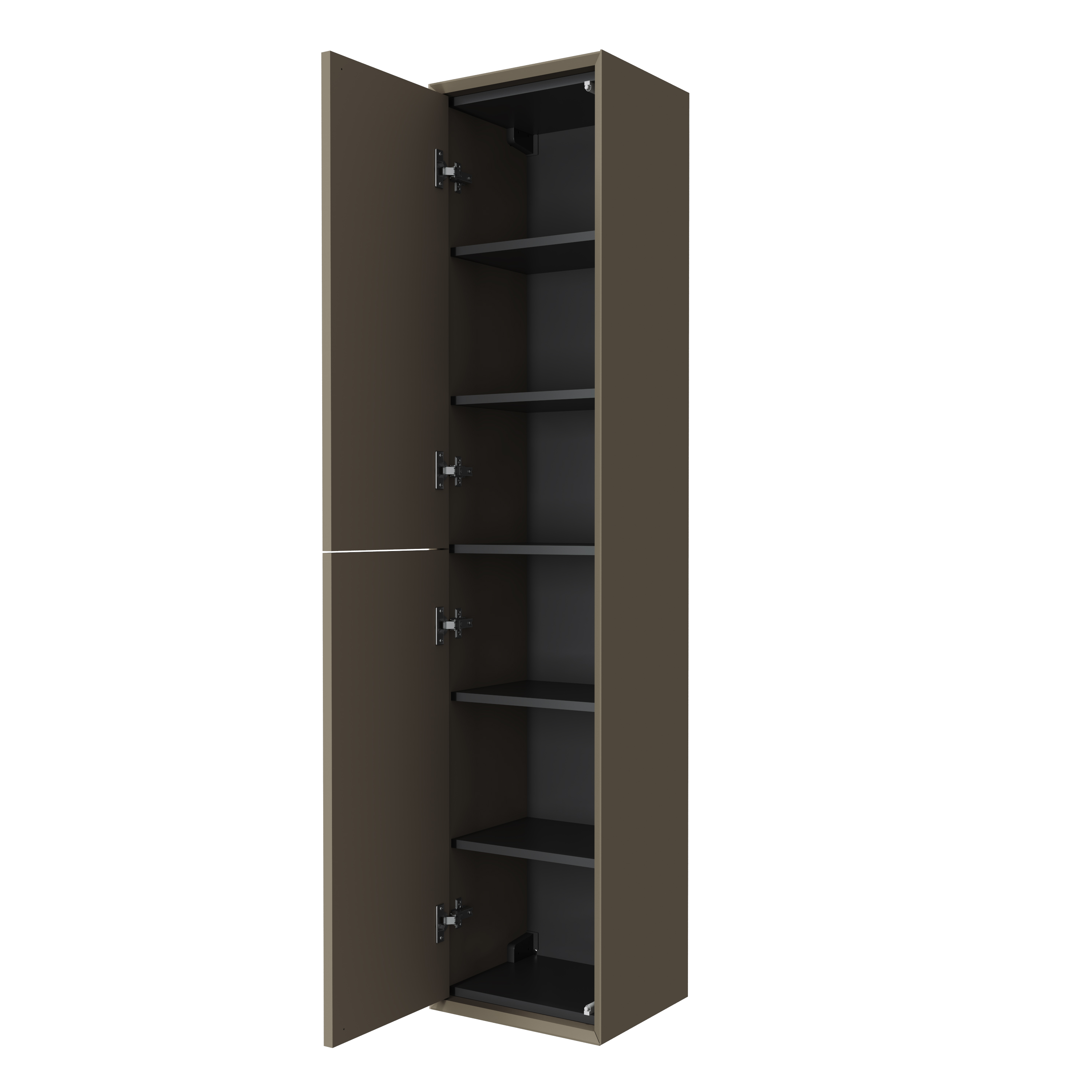 Oslo 1600mm Tall Wall Mounted Storage Unit