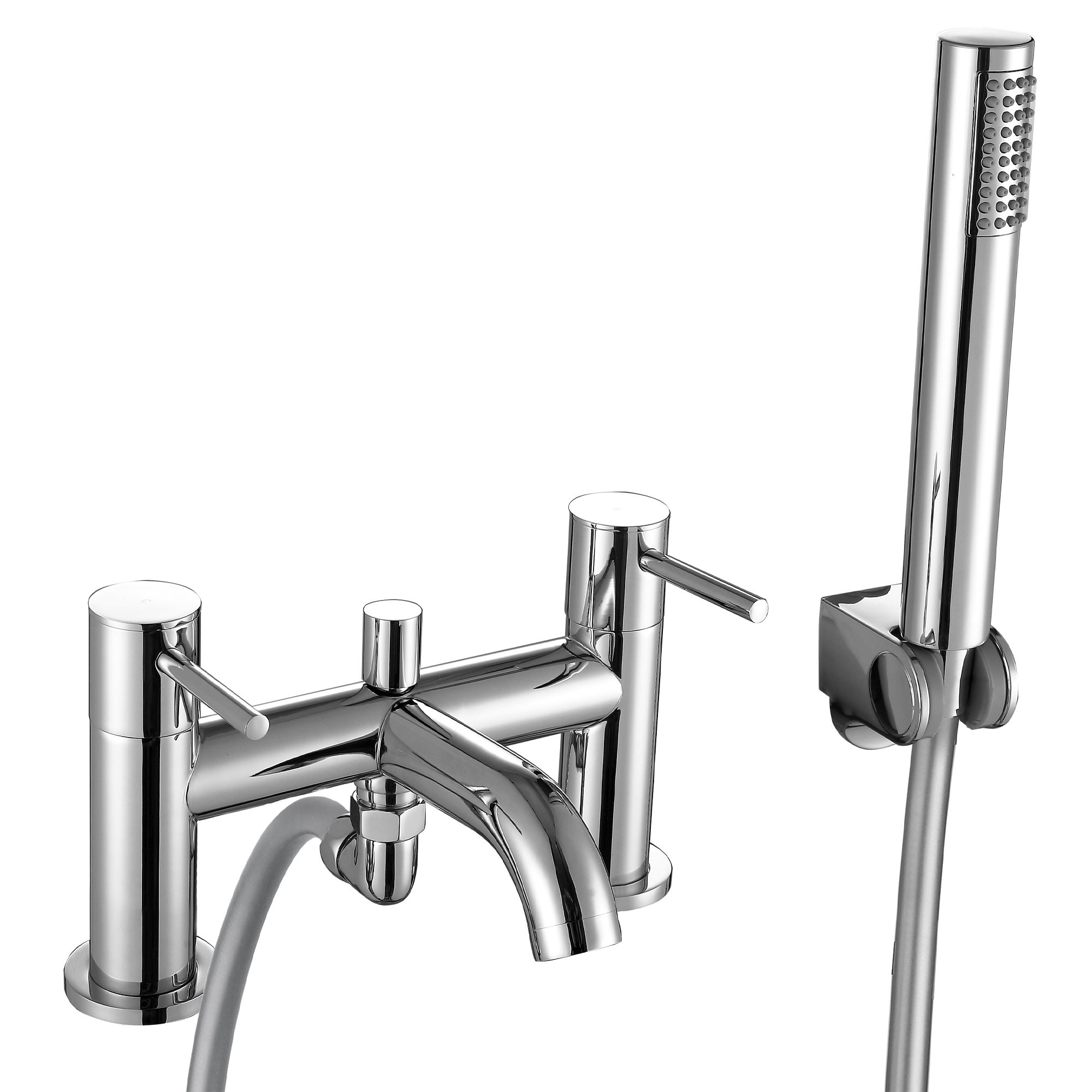 Harbour Clarity Bath Shower Mixer With Shower Kit - Chrome