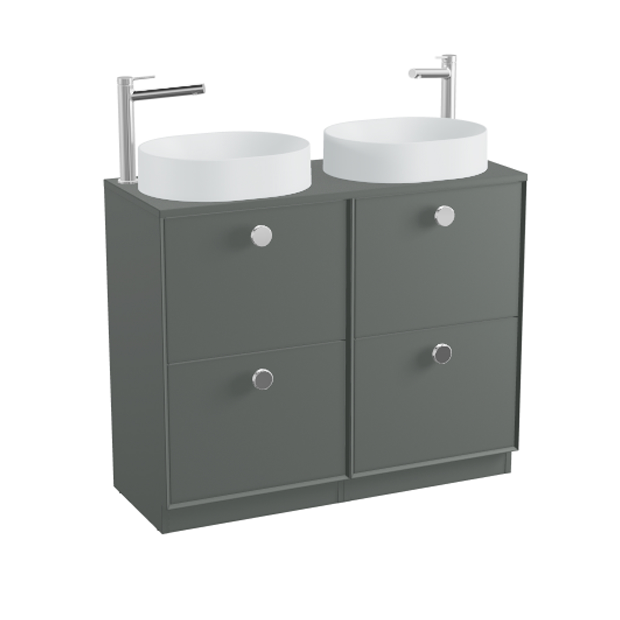 Vado Safari 1000mm Floorstanding Vanity Unit & Worktop