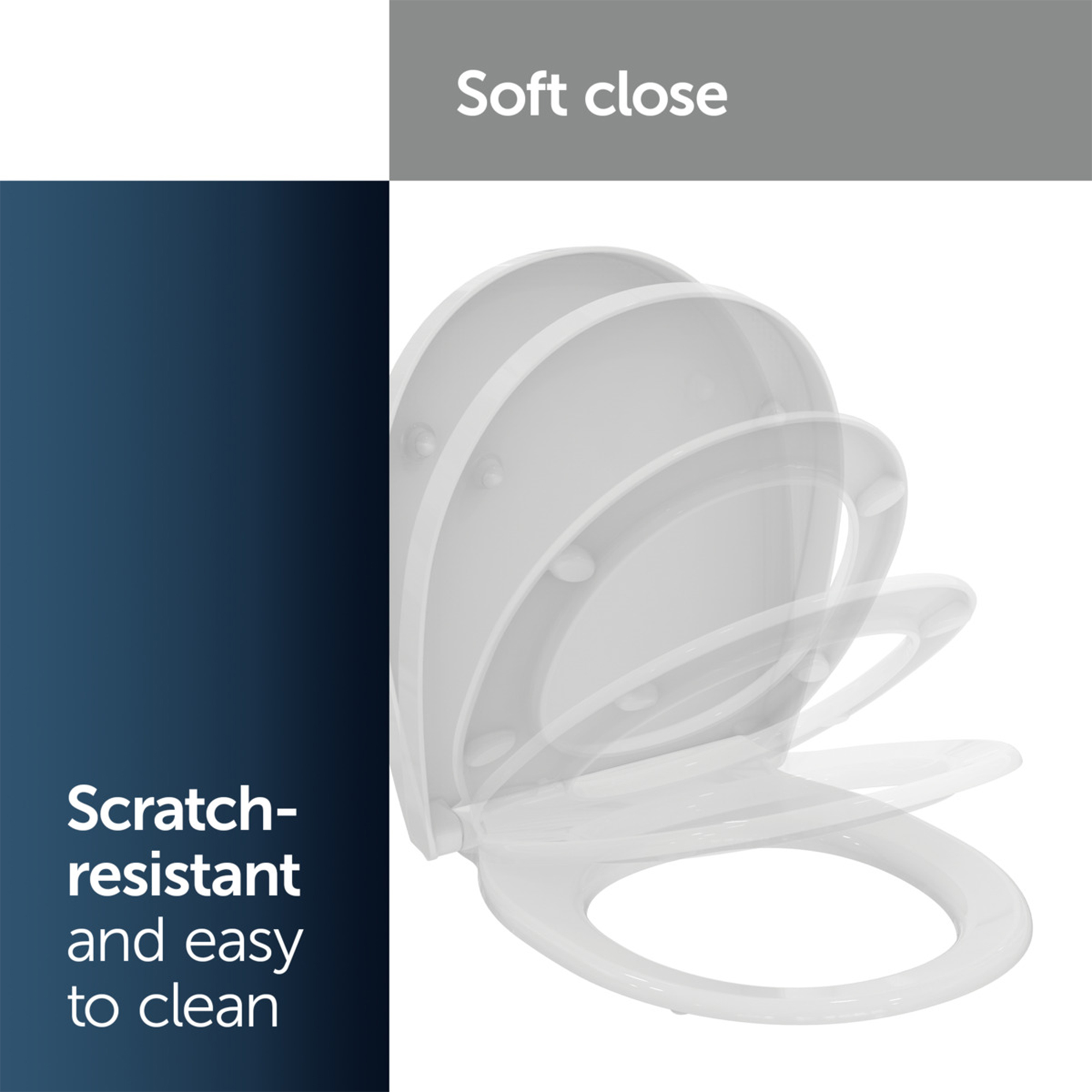 Ideal Standard Universal Wrap Over Soft Close Toilet Seat