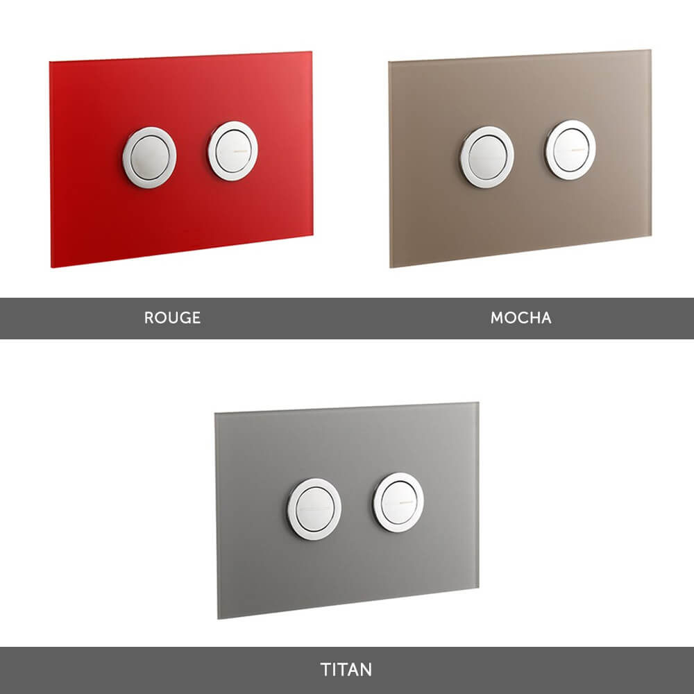 Abacus Lustrolite Glass-Effect Flush Plate
