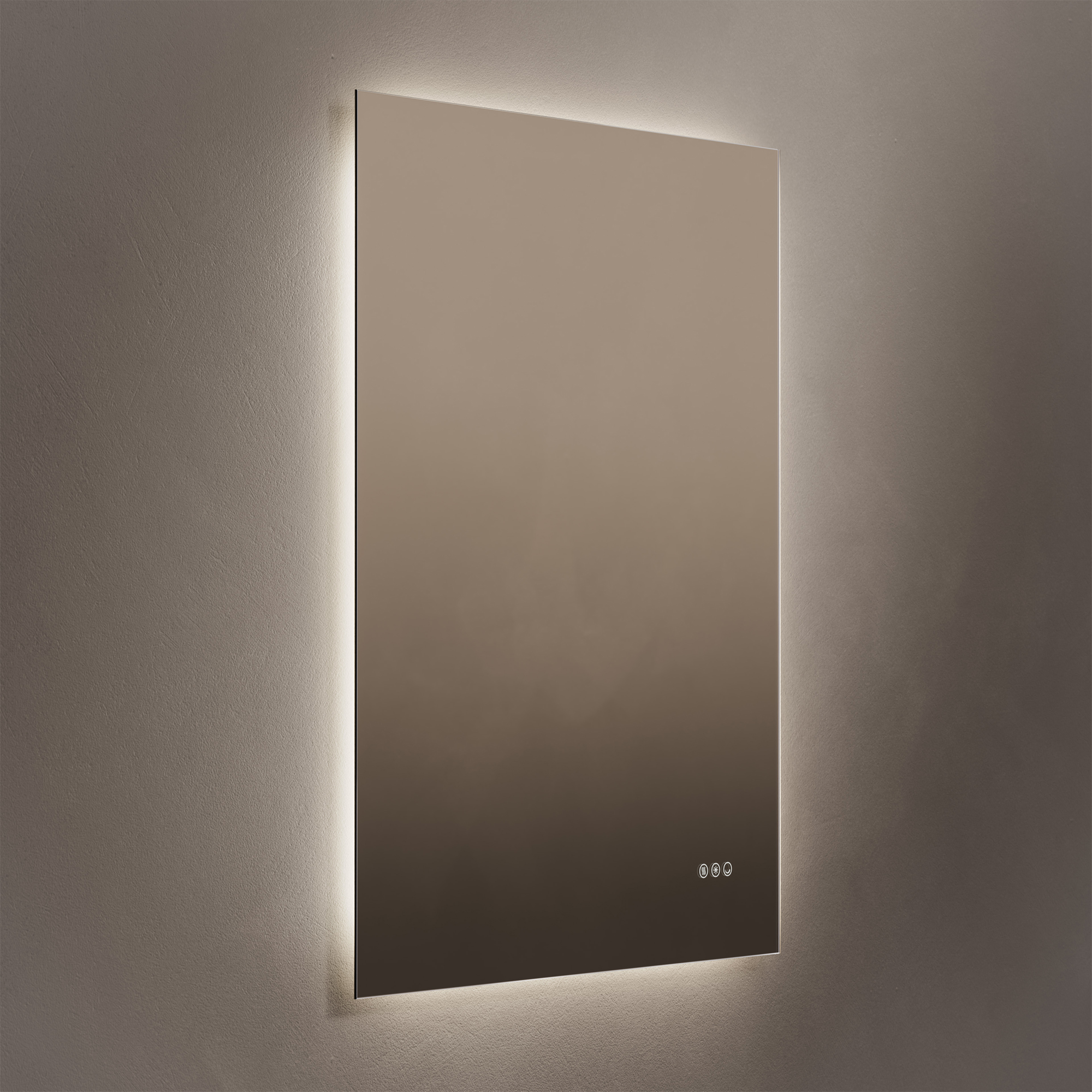 Origins Living Claris Rectangular LED Illuminated Mirror with Demister Pad & Colour Change Lights