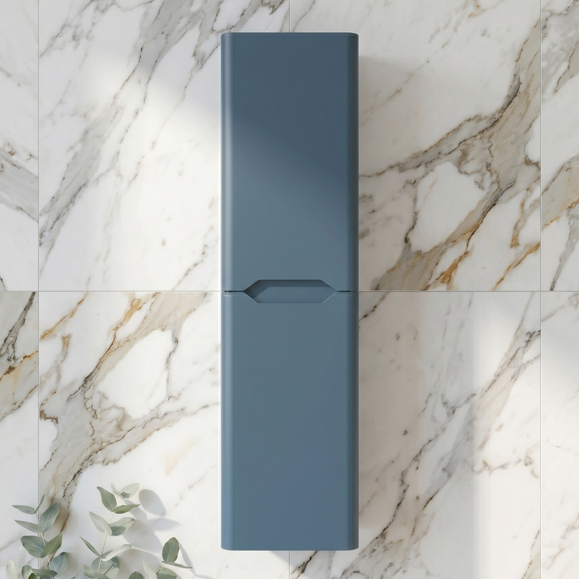 Ava 1400mm Wall Mounted Tall Storage Cabinet