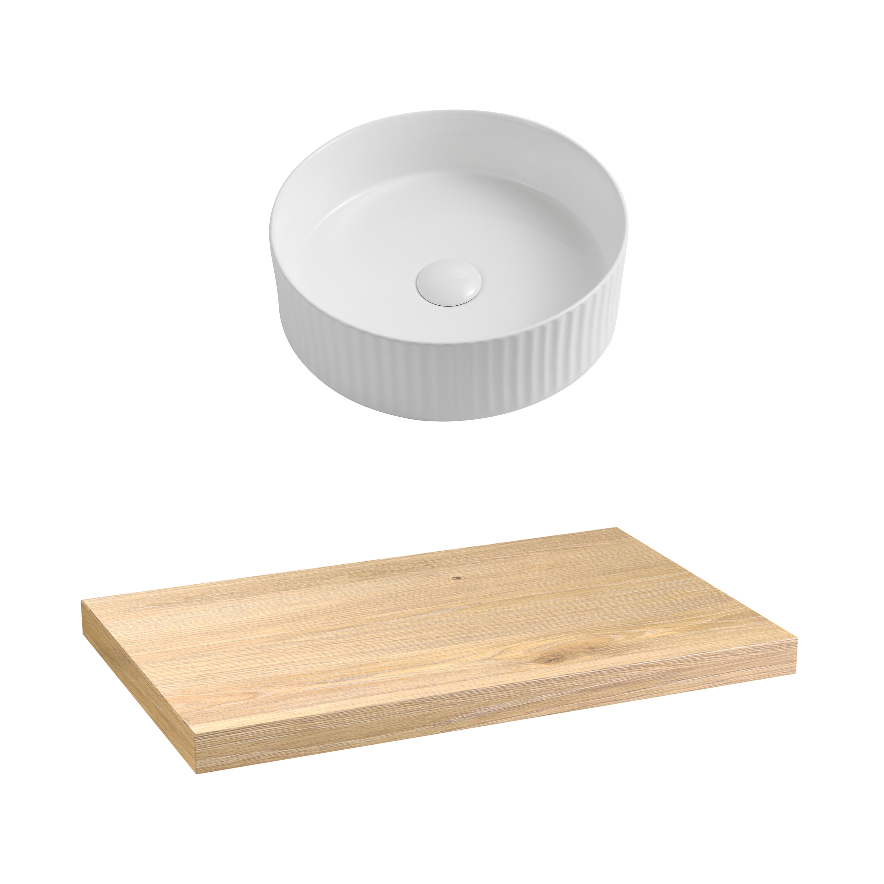 Sophia Basin Shelf with Countertop Basin - 3 sizes