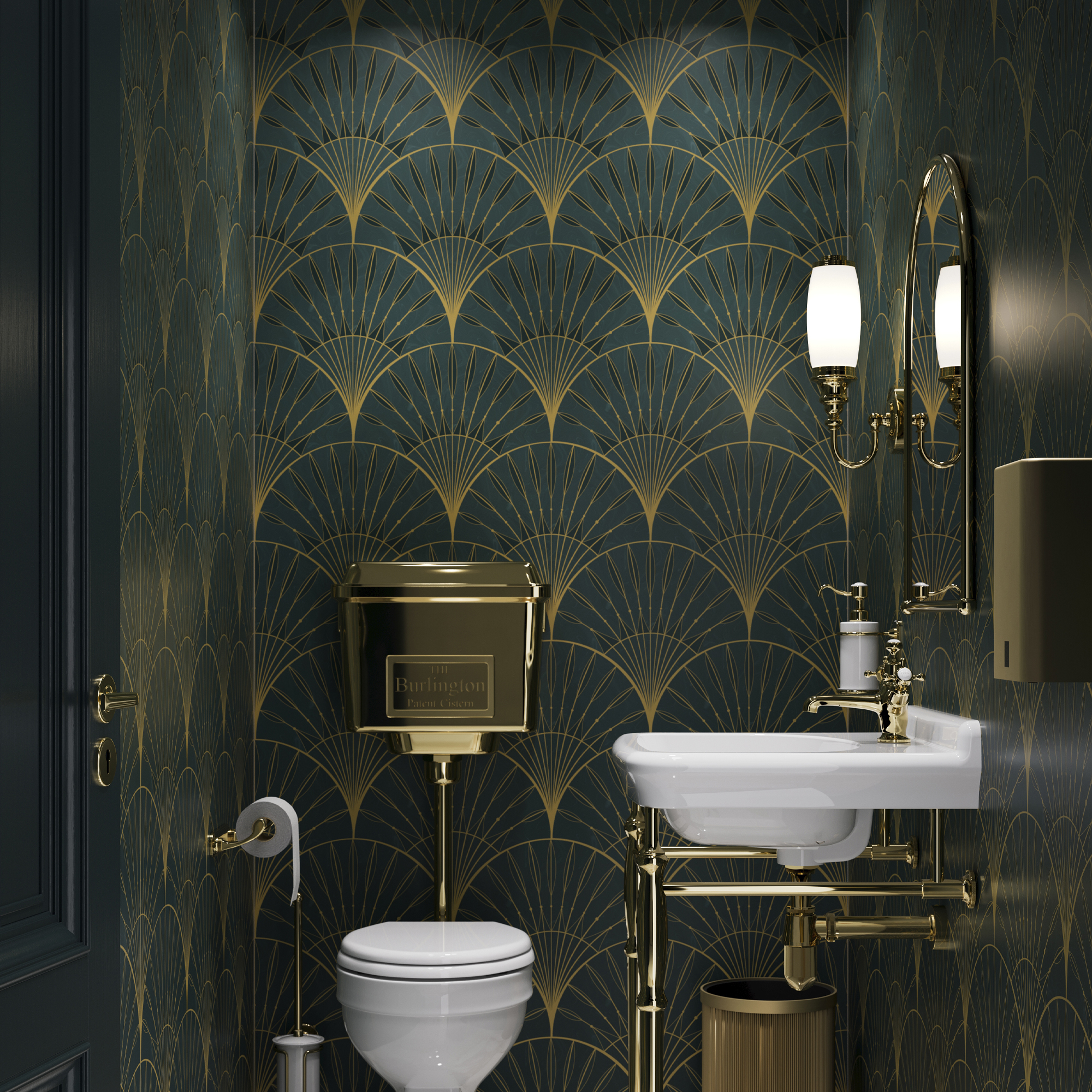 Showerwall Deco Emerald Acrylic Pack Bathroom Wall Panel