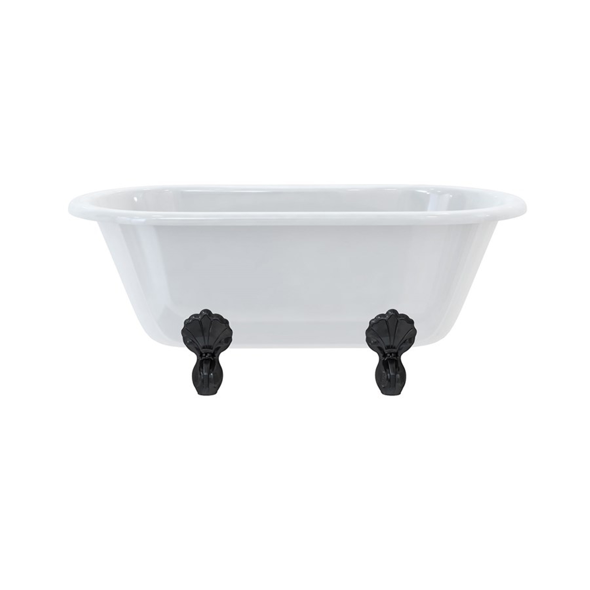 Burlington Windsor Roll Top Bath with Luxury Feet - 1500 x 750mm & 1690 x 745mm