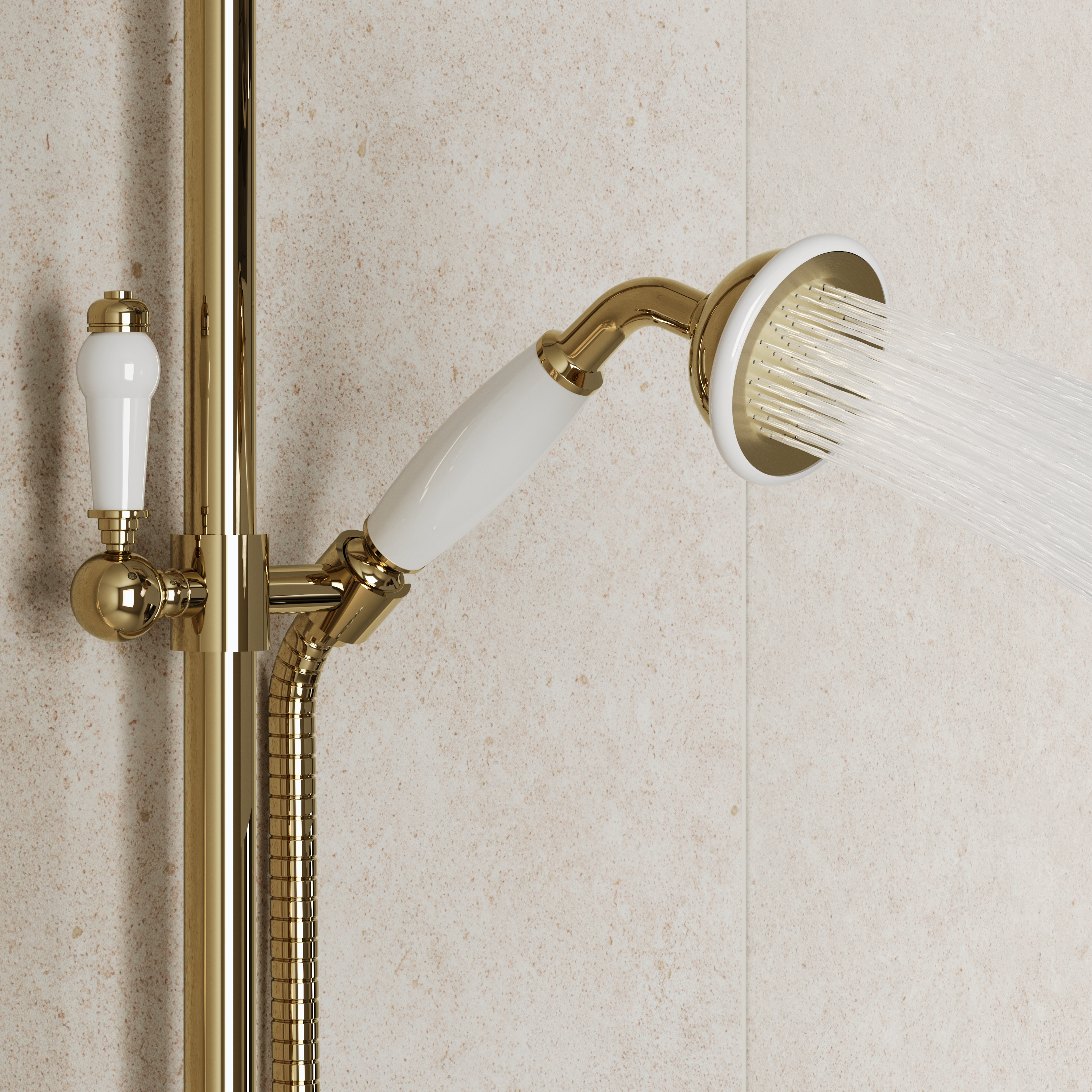Butler & Rose Eliza Traditional 2 Outlet Exposed Shower Kit