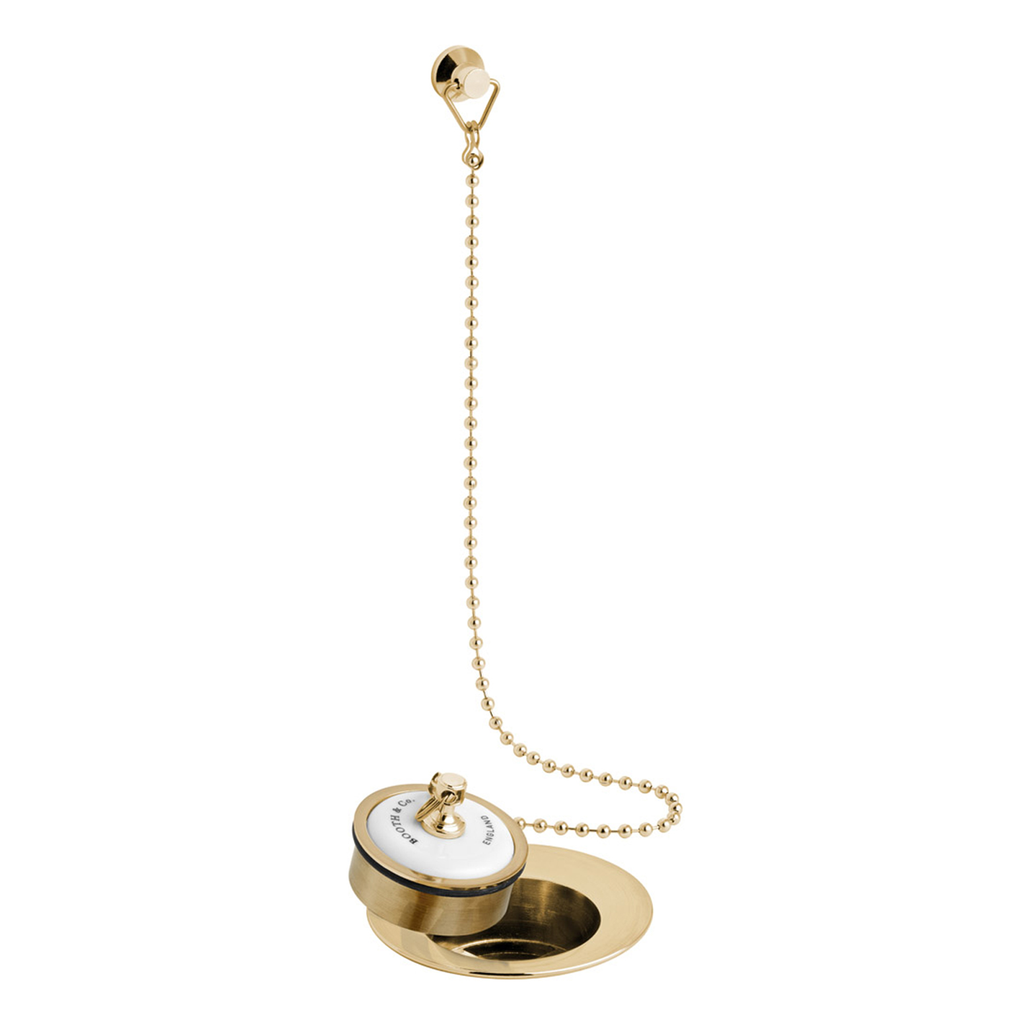 Booth & Co Axbridge Traditional Ceramic Basin Plug & Chain Waste