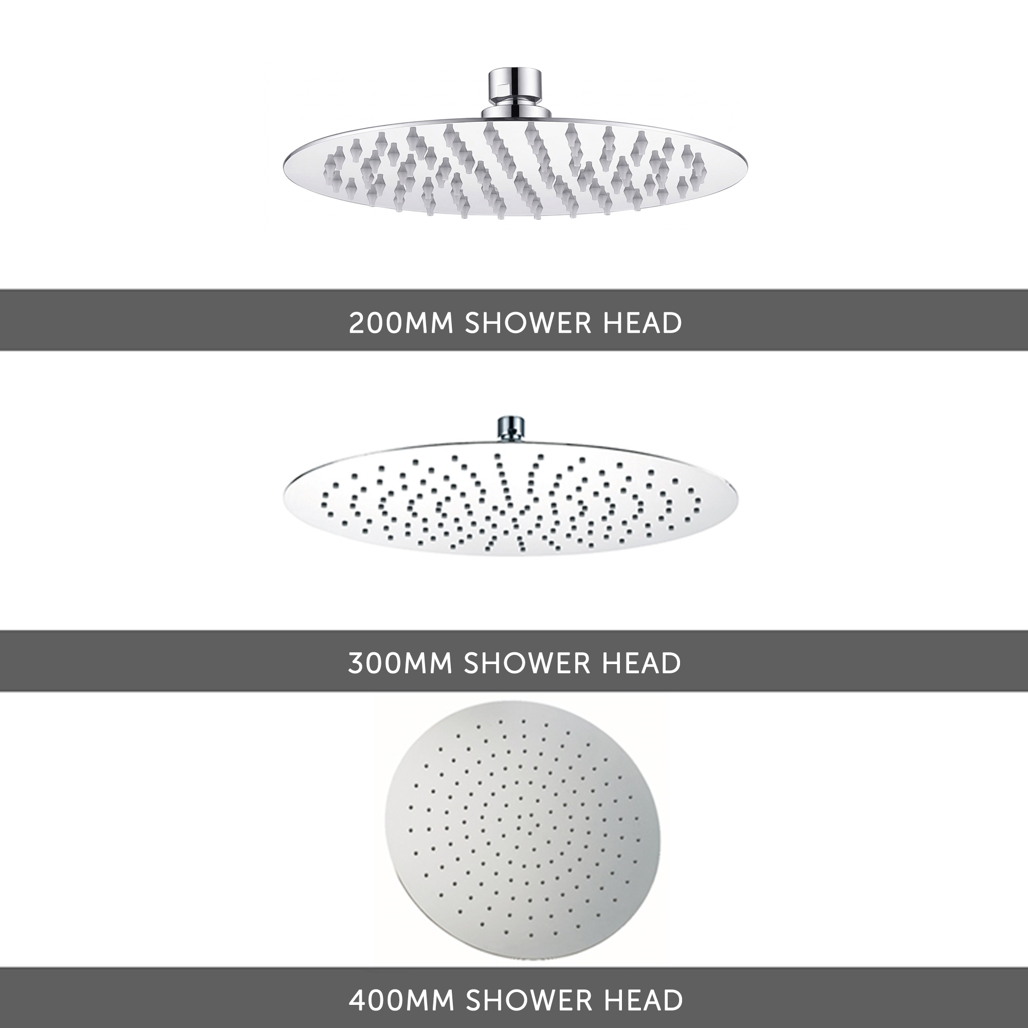 Imogen Concealed Shower Valve, Fixed Shower Head & Overflow Bath Filler