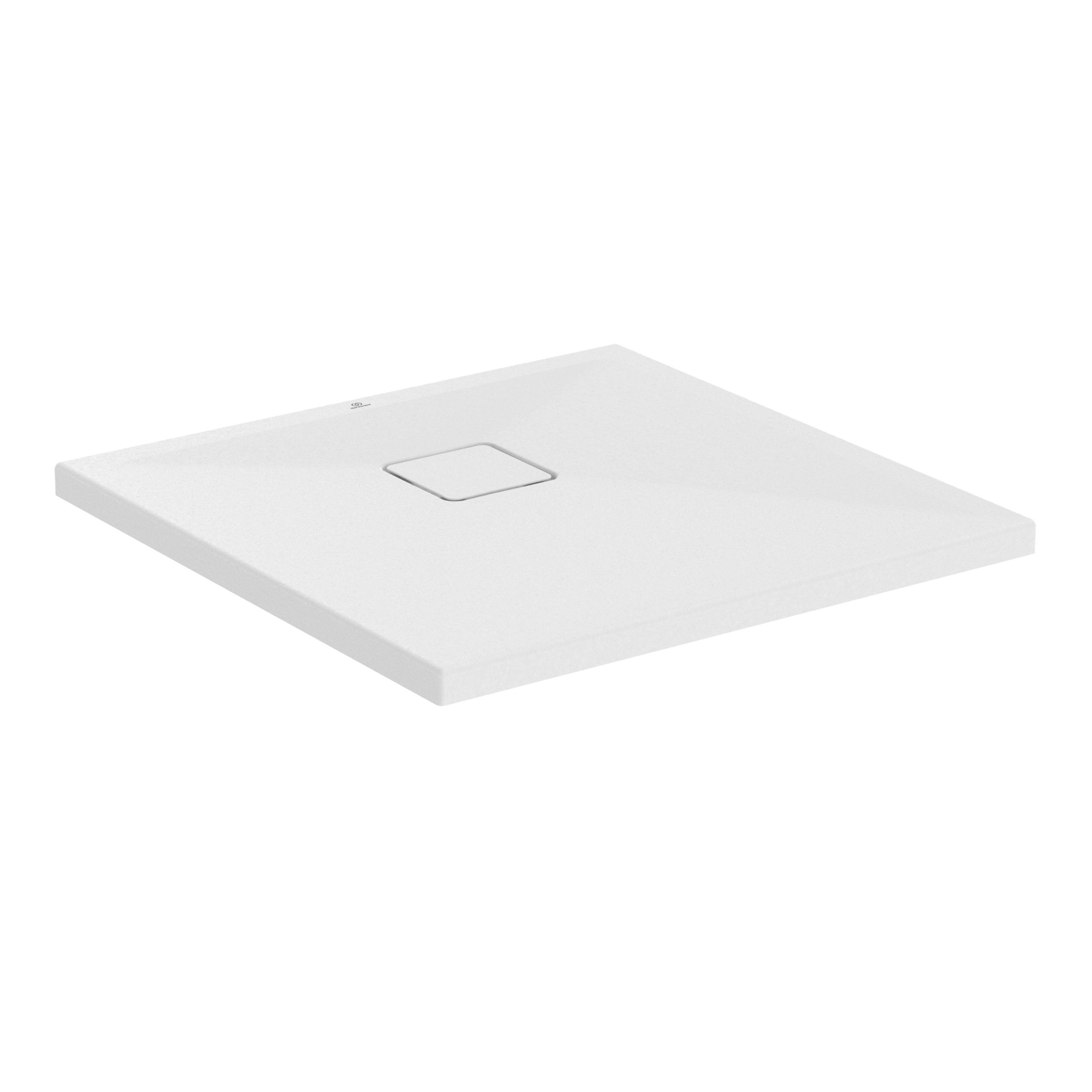 Ideal Standard Ultra Flat Evo Square Anti-Slip Acrylic Shower Tray with Offset Waste - 4 Sizes