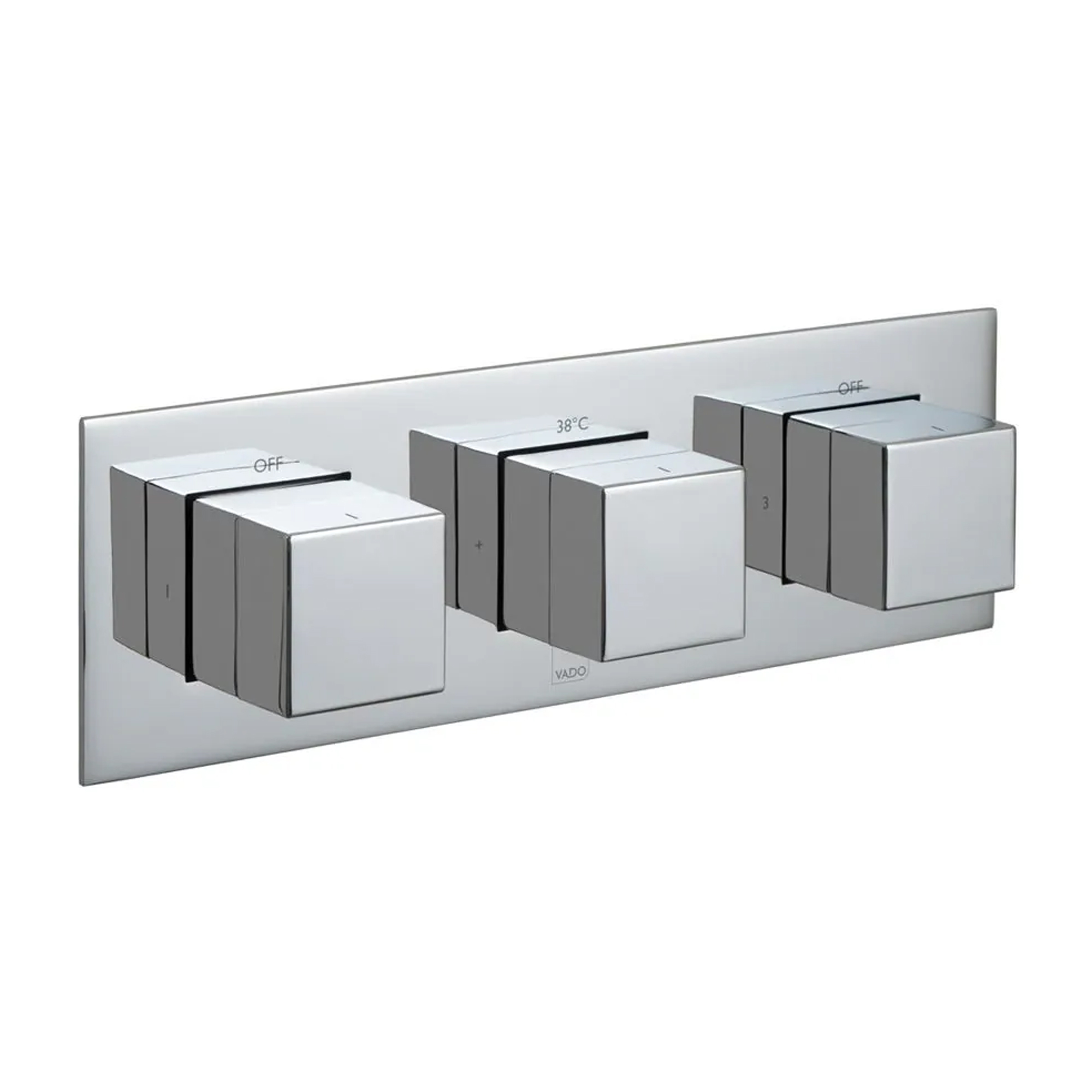 Vado Tablet Notion Concealed Thermostatic Shower Valve Package - 3 Outlets