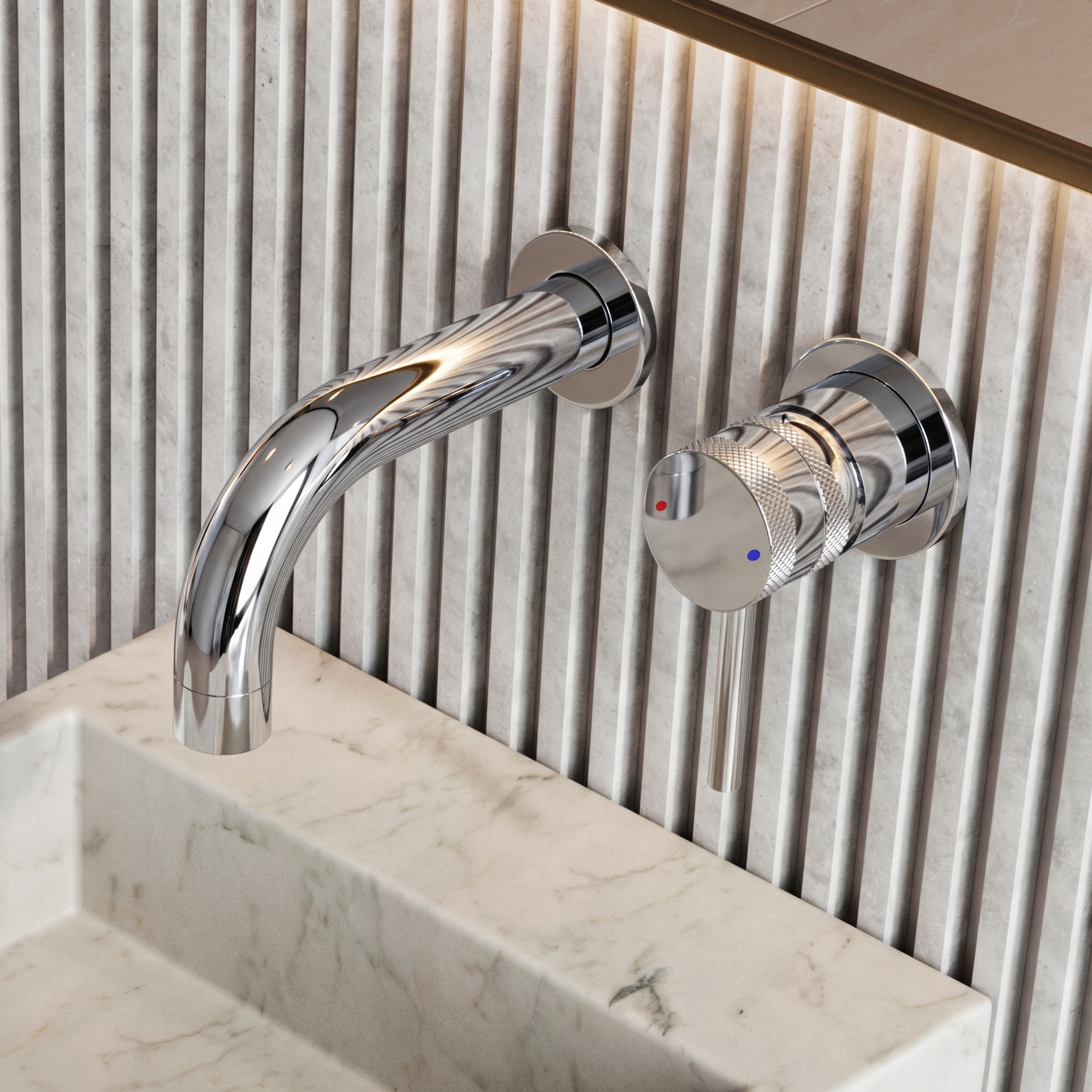 Core Wall Mounted 140mm Cloakroom Basin Tap