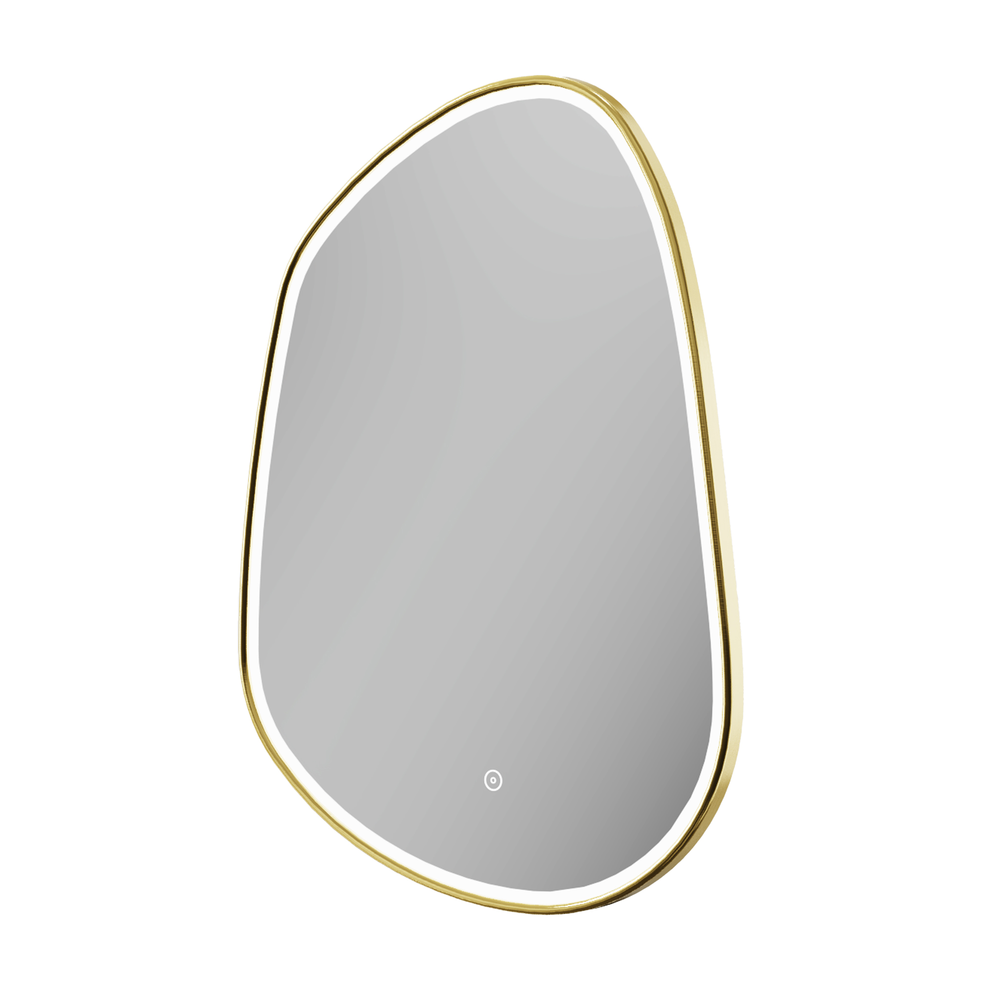Organics Pond LED Illuminated Framed Mirror with Demister Pad & Colour Change Lights - 500 x 700mm