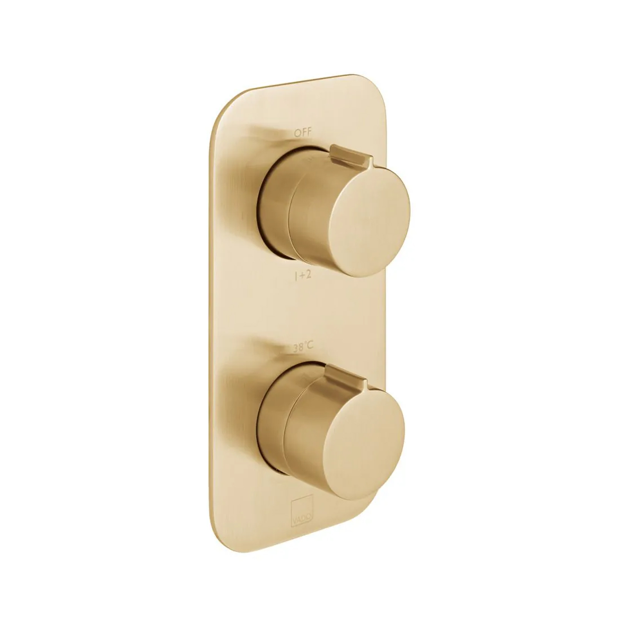 Vado Individual Tablet Altitude 2 Outlet Concealed Thermostatic Valve, Fixed Head & Shower Handset Kit