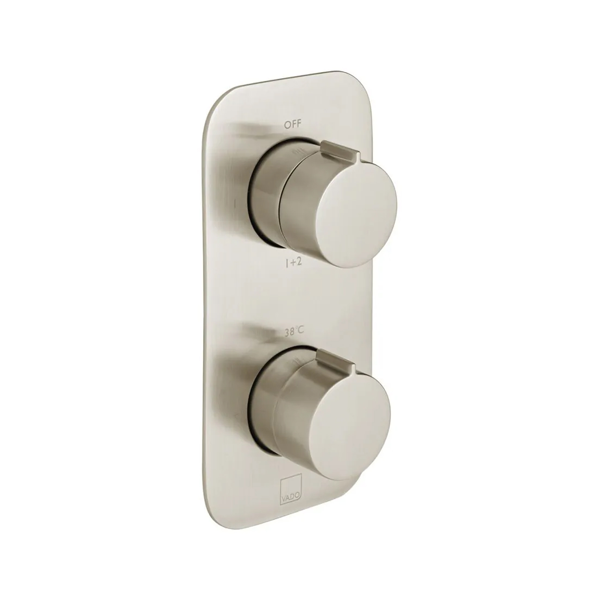 Vado Individual Tablet Altitude 2 Outlet Concealed Thermostatic Valve, Fixed Head & Shower Handset Kit