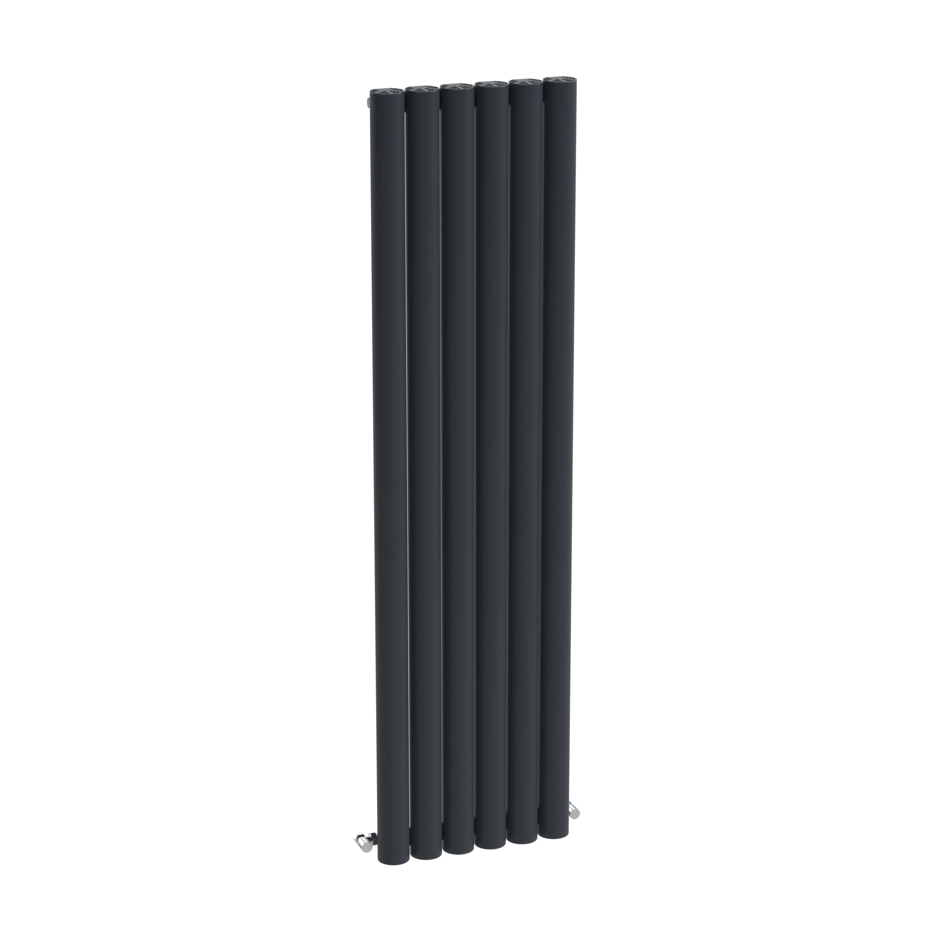 Carisa Otto Oval Single Panel Vertical Aluminium Radiator