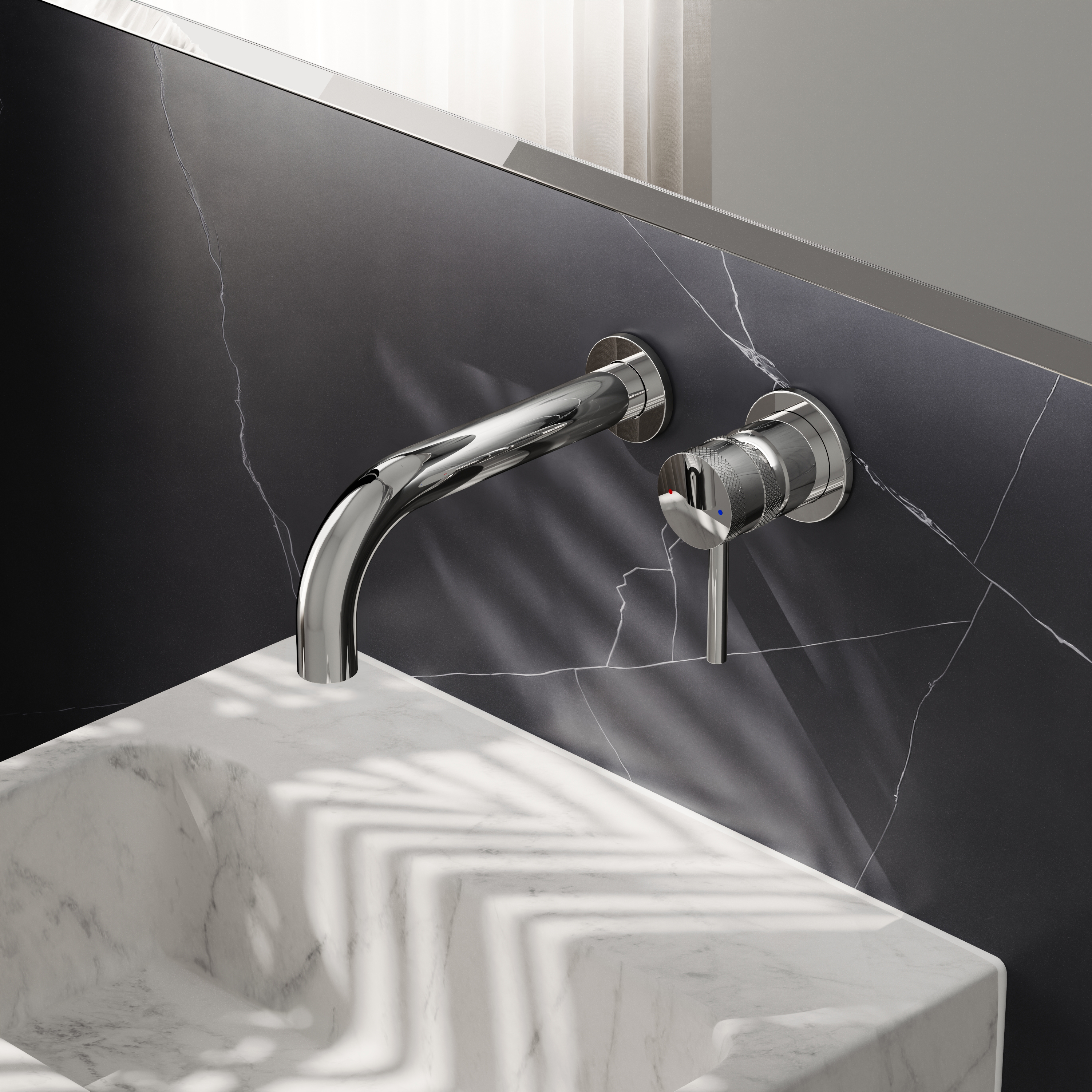 Core Wall Mounted 140mm Cloakroom Basin Tap
