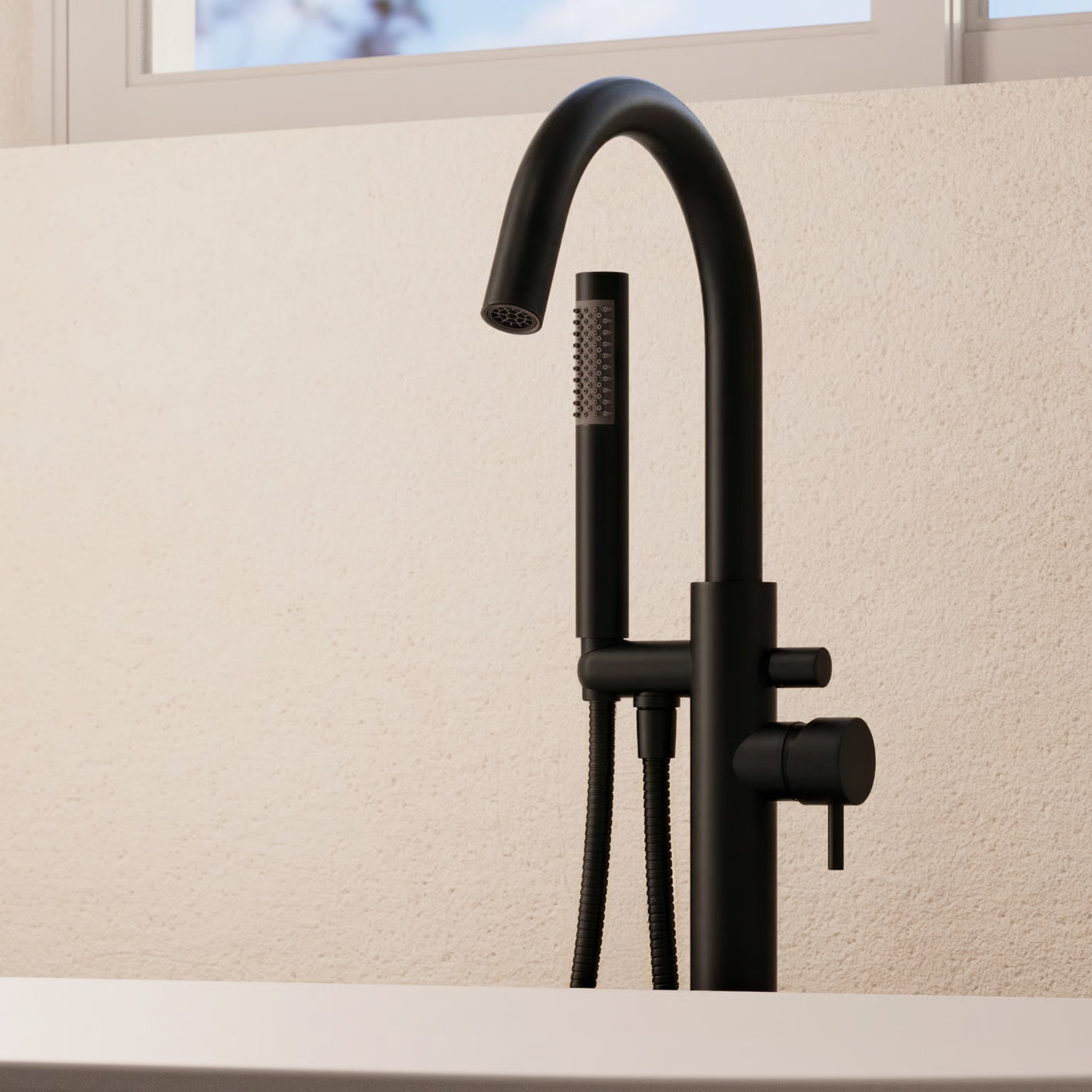 Crosswater MPRO Floorstanding Bath and Shower Mixer Tap