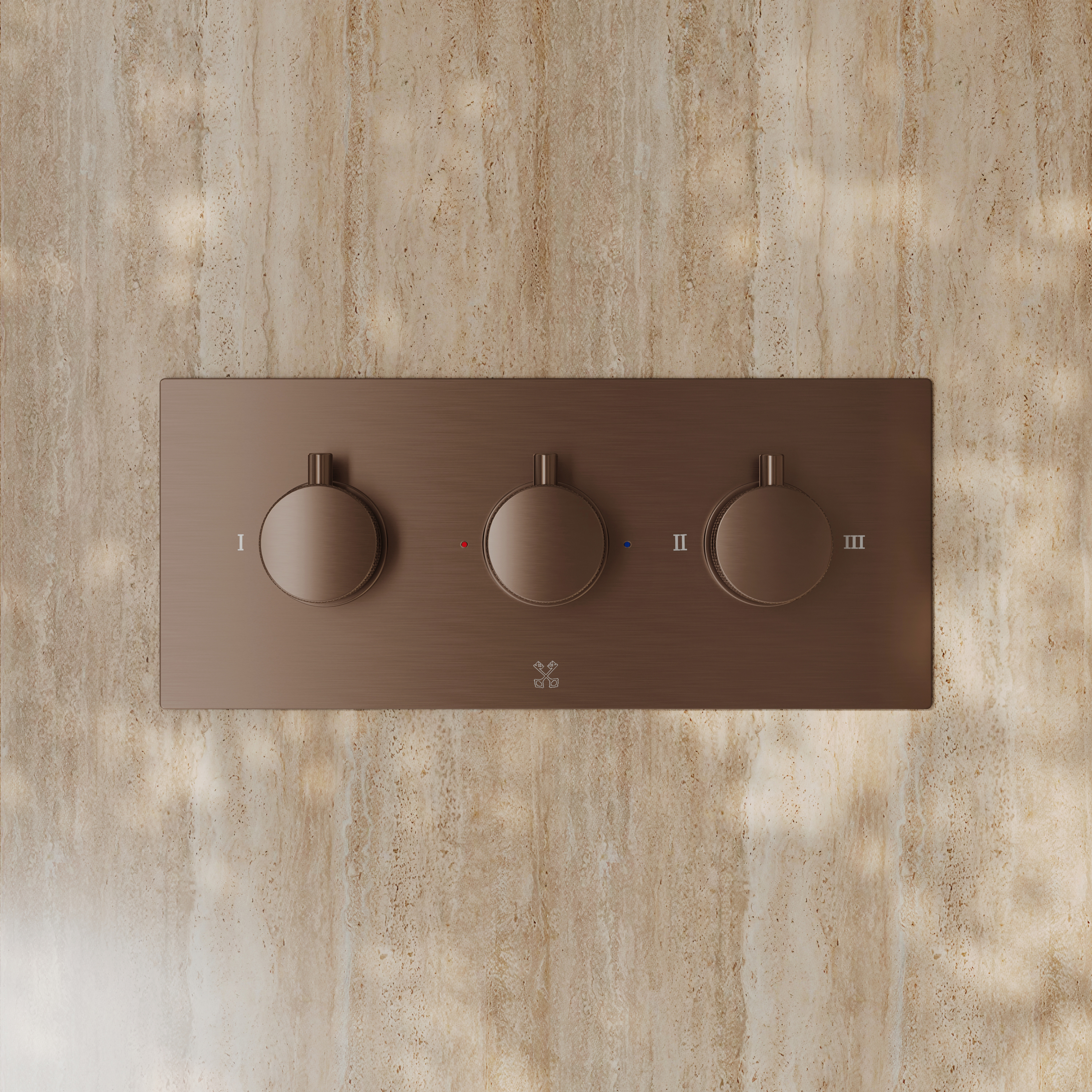 Core 3 Outlet Landscape Thermostatic Concealed Shower Valve