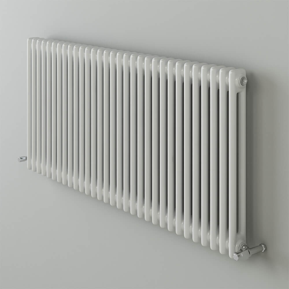 Brenton Olympus Horizontal 2 Column Radiator - White