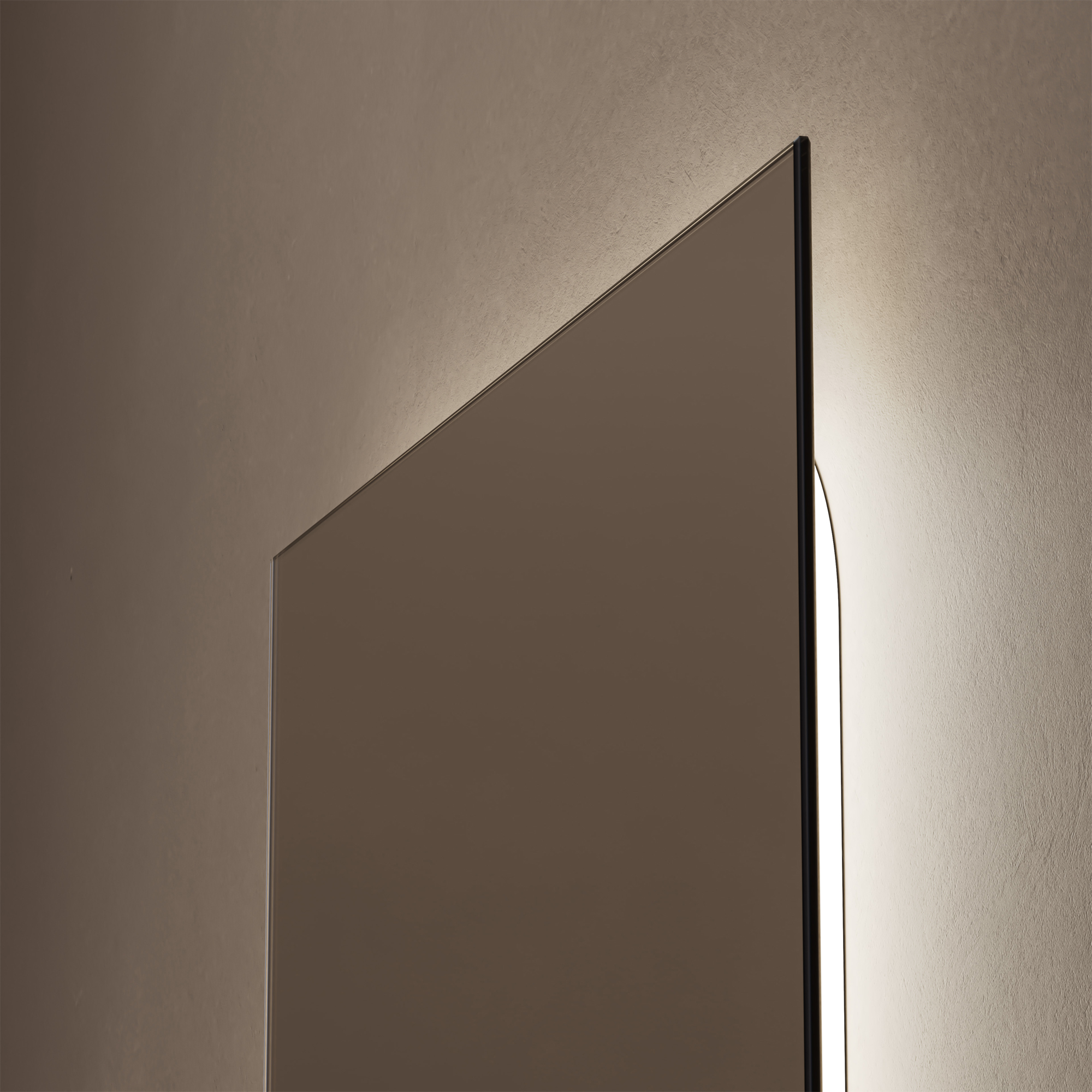 Origins Living Claris Rectangular LED Illuminated Mirror with Demister Pad & Colour Change Lights