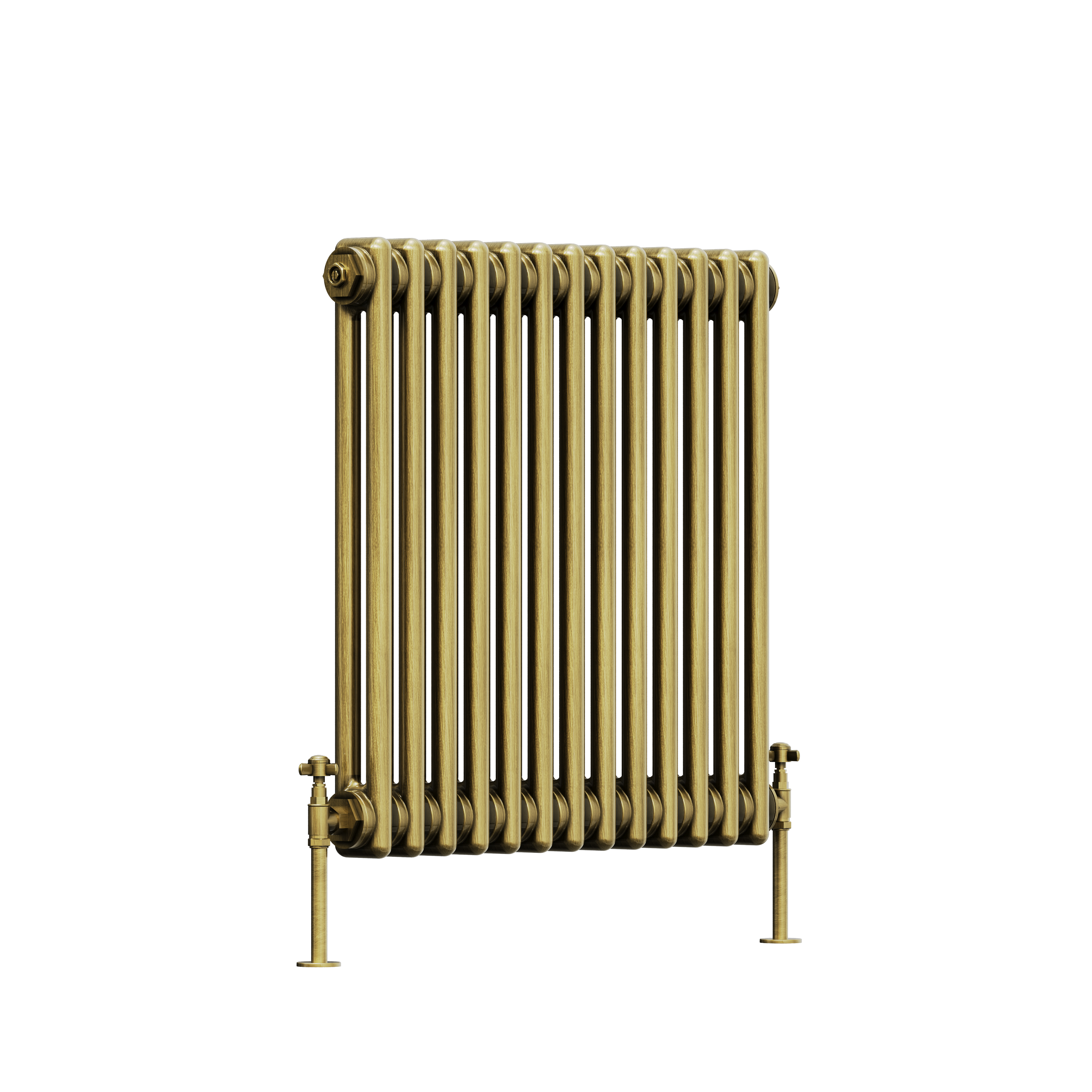 Toasty Ardleigh Antique Brass Horizontal Column Radiator