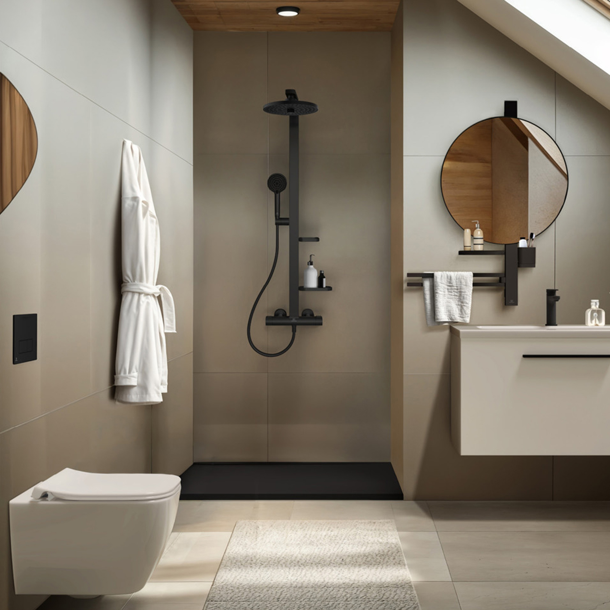Ideal Standard Alu+ 500mm Mirror & Beauty Bar