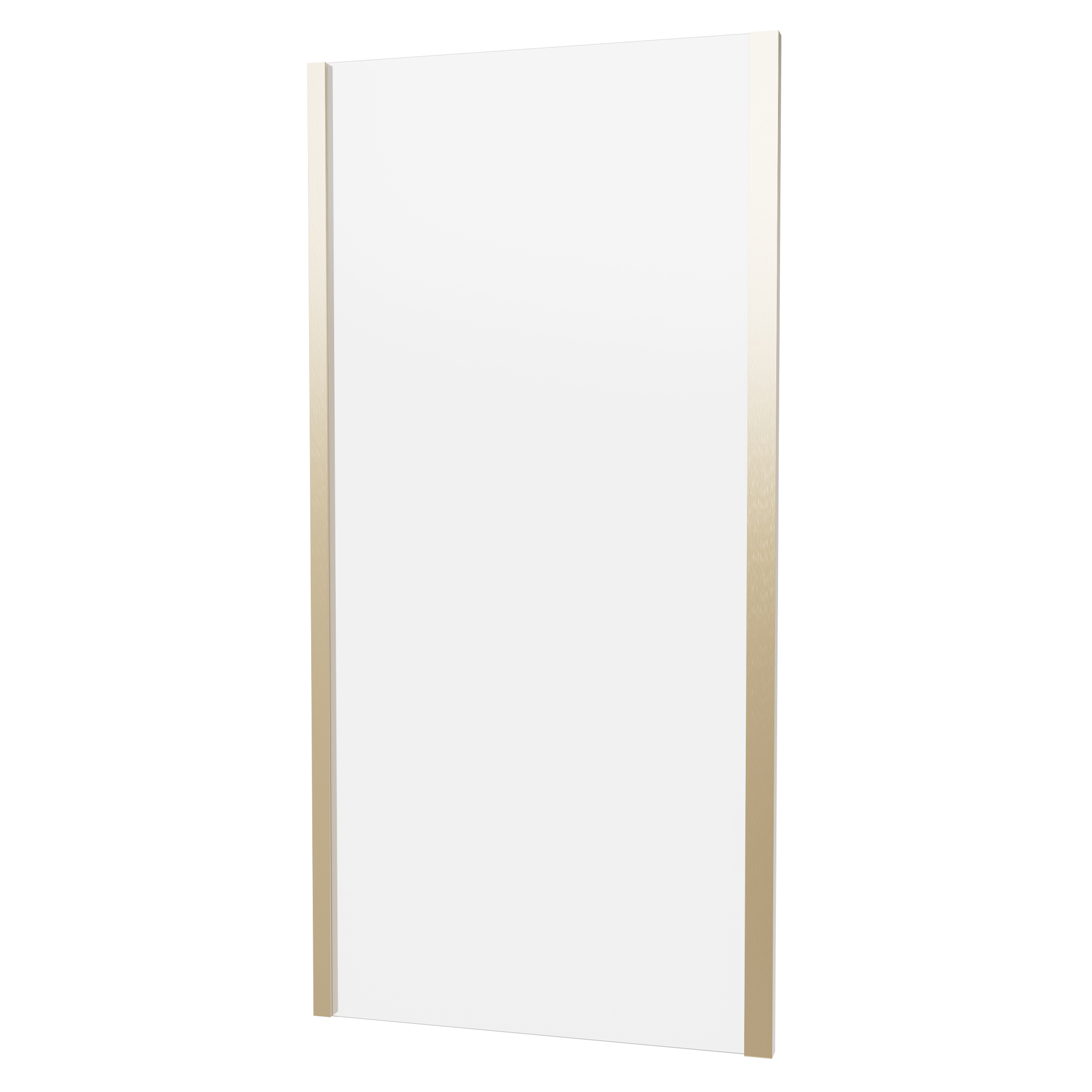 Crosswater Clear 6 6mm Brushed Brass Infold Door & Optional Side Panel