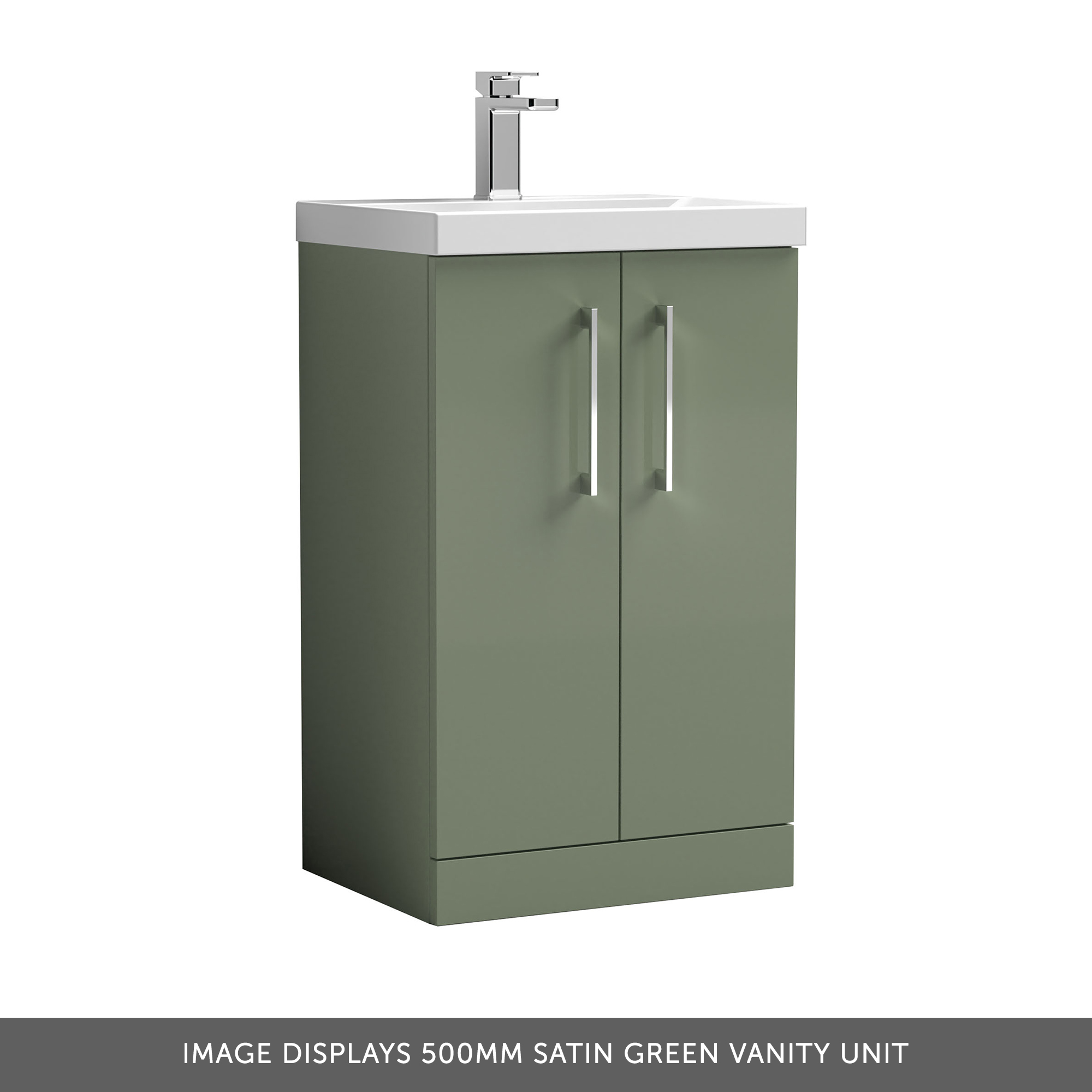 Erin 1000mm 2 Door Combination Basin & Toilet Unit
