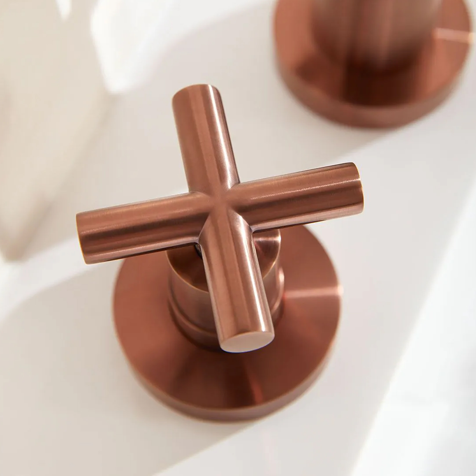 Vado Individual Elements 3 Hole Deck Mounted Basin Mixer Tap with Pop-Up Waste