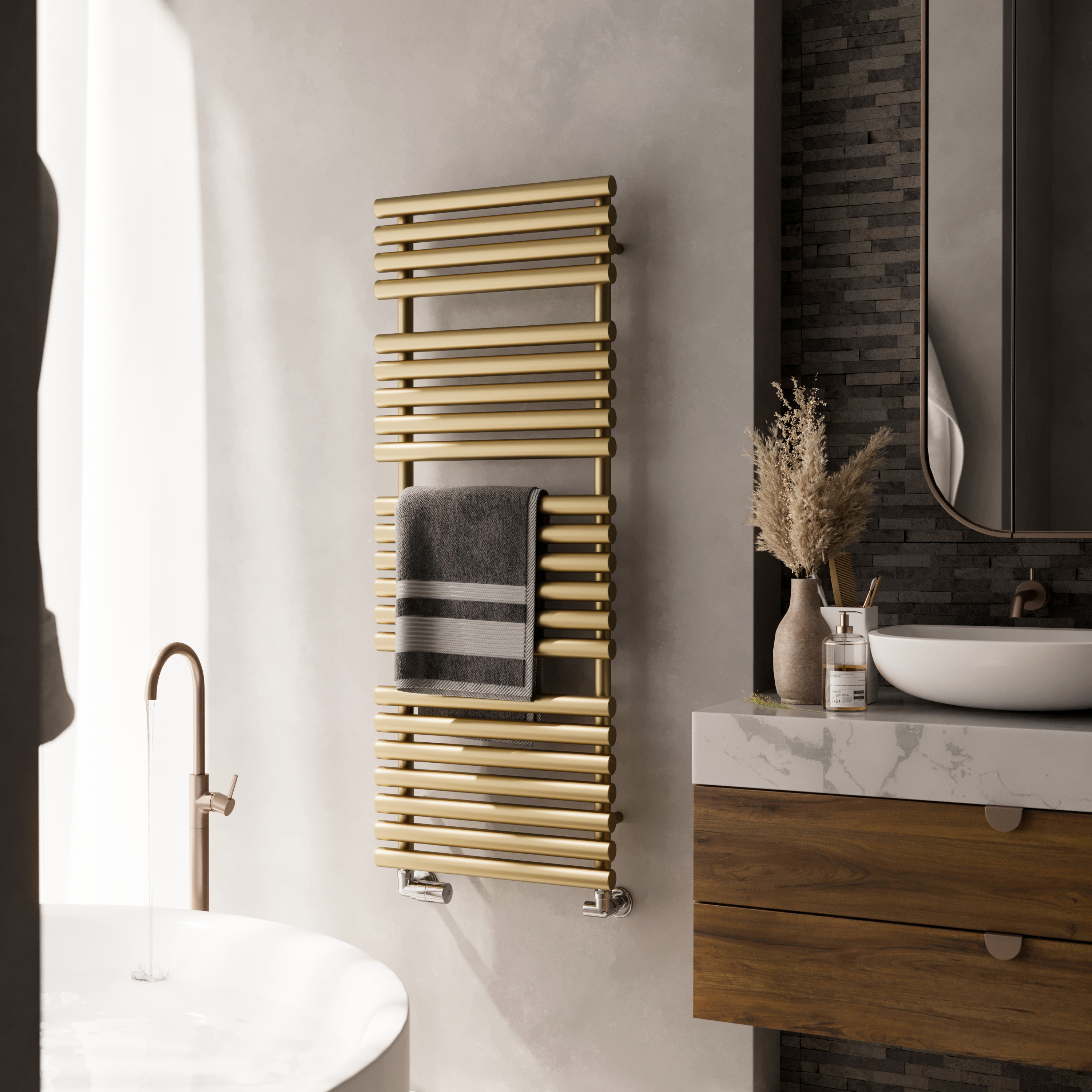 Terma Rolo Ladder Heated Towel Radiator