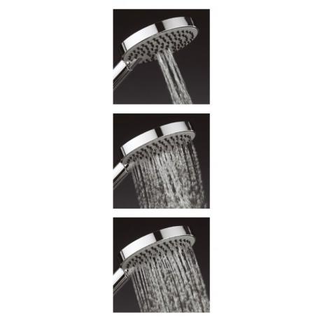 Crosswater Ethos Shower Head with Three Spray Patterns