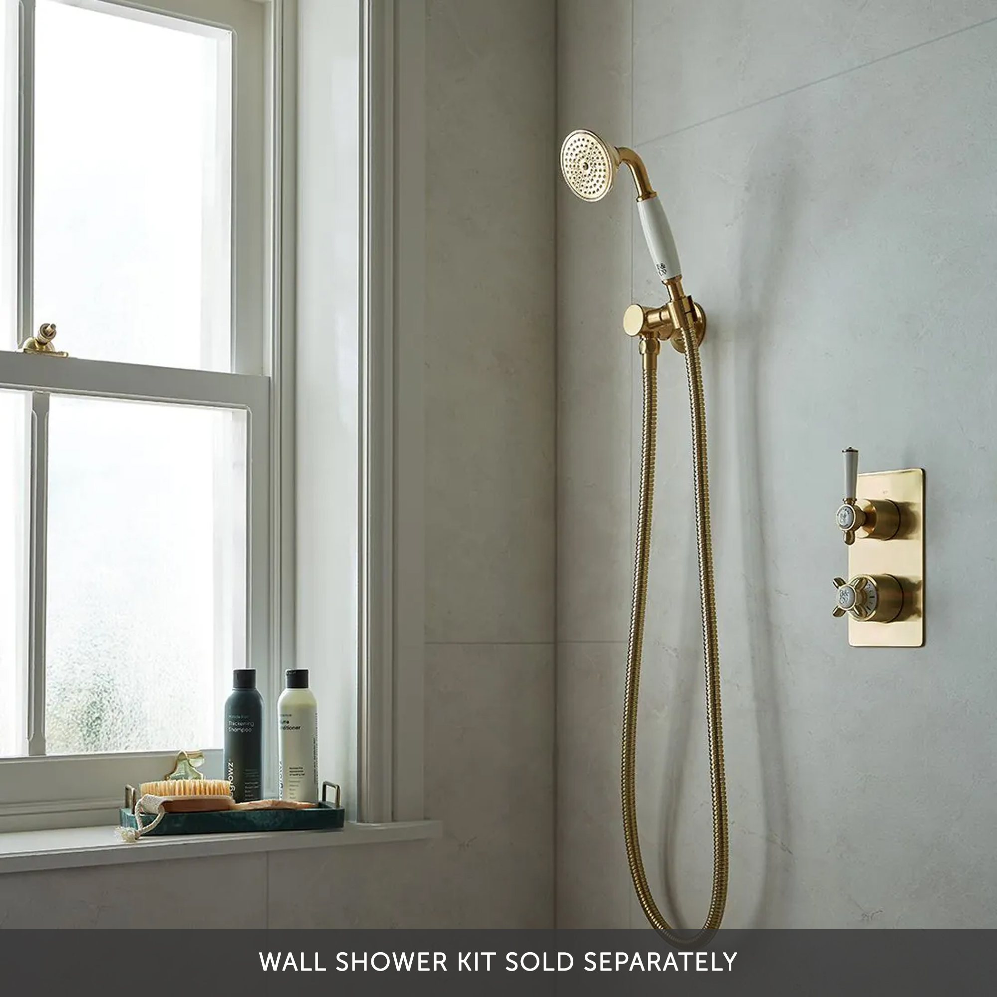 Booth & Co Axbridge Traditional 1 Outlet 2 Handle Concealed Thermostatic Shower Valve