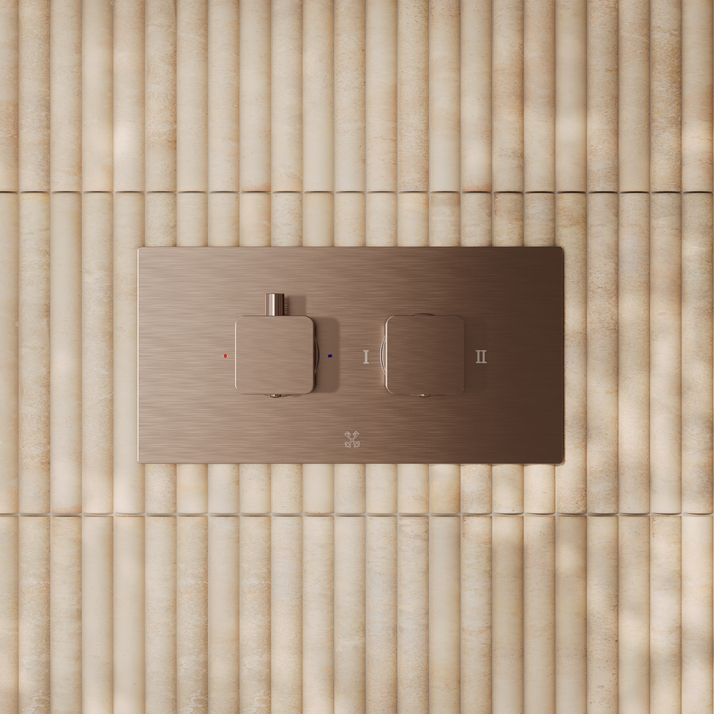 Core 2 Outlet Landscape Thermostatic Concealed Shower Valve