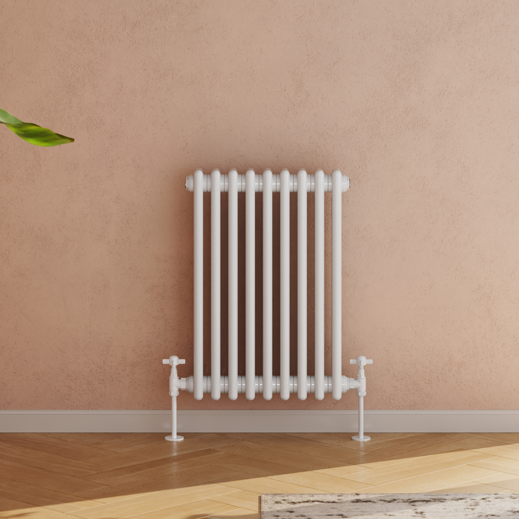 Toasty Ardleigh White Horizontal Column Radiator