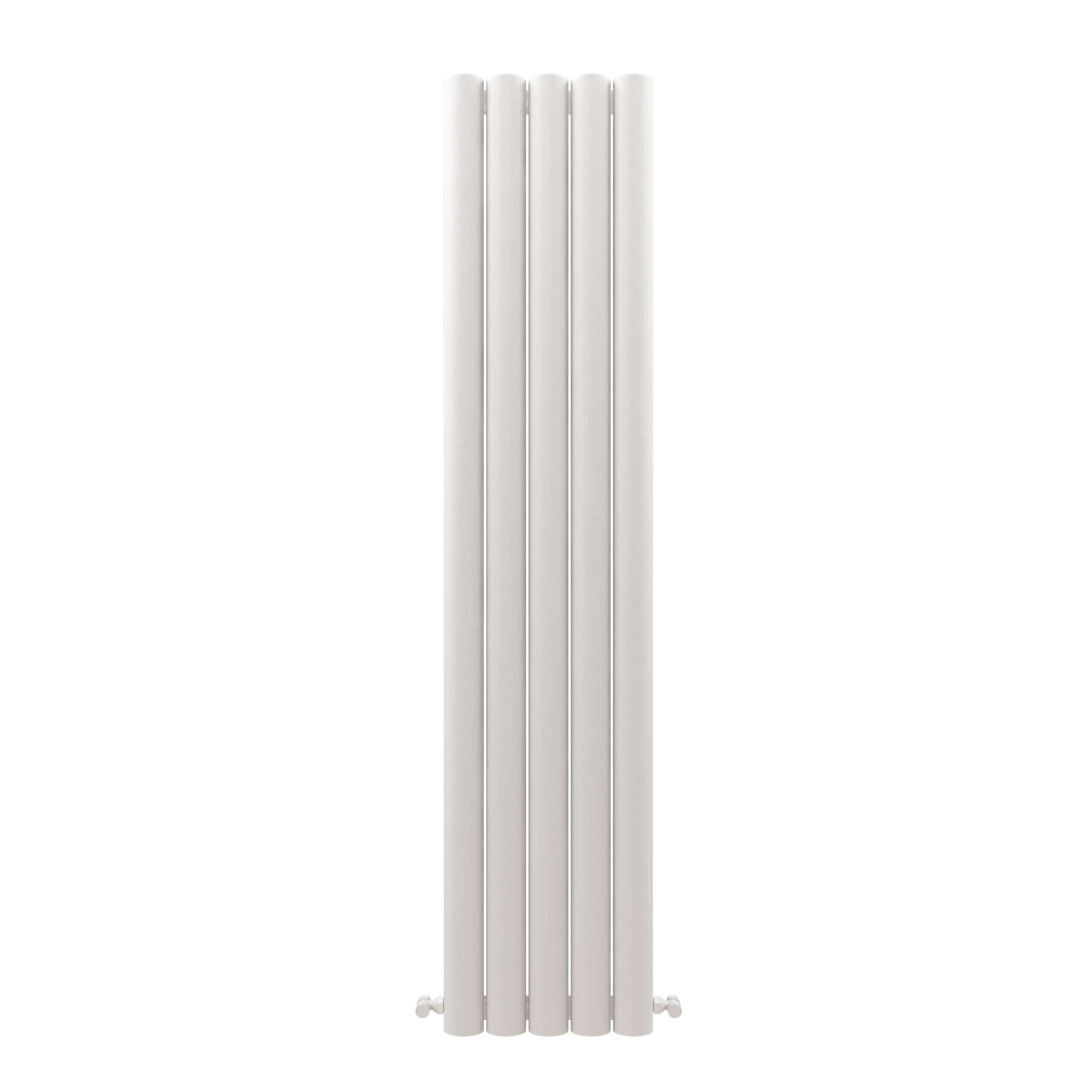 Carisa Otto Oval Single Panel Vertical Aluminium Radiator