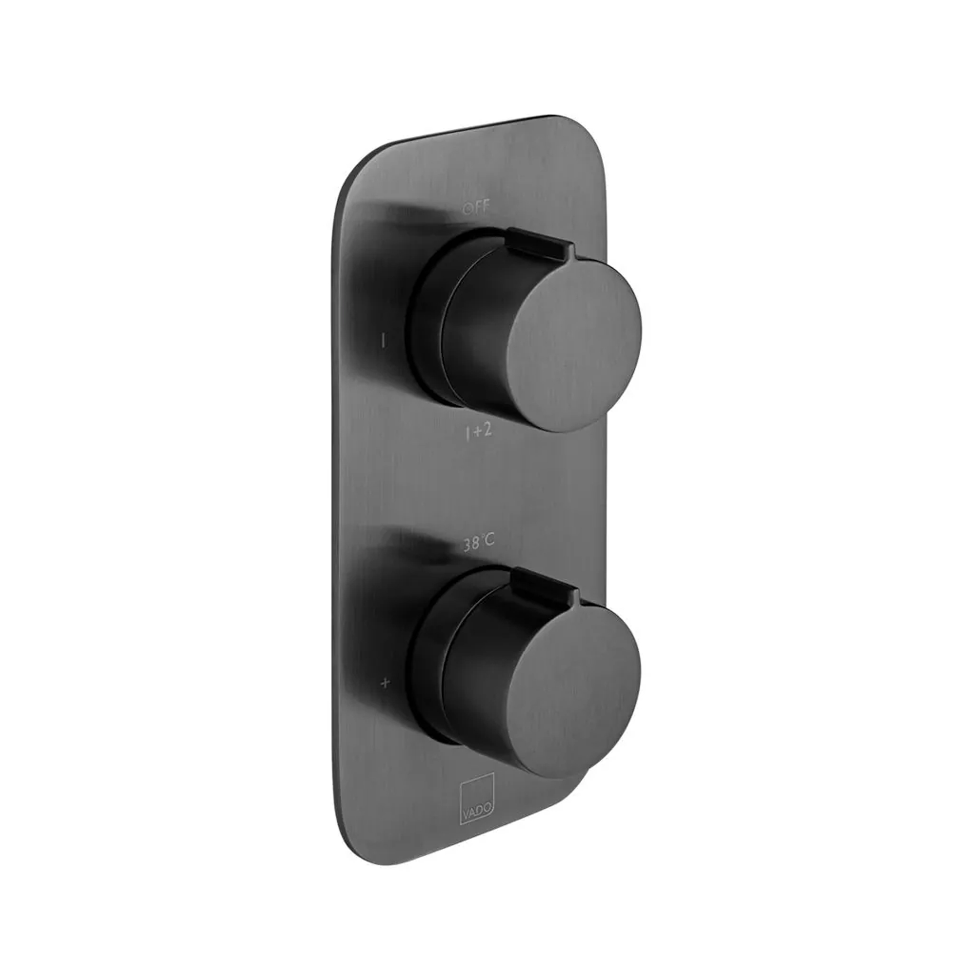 Vado Individual Tablet Altitude 2 Outlet Concealed Thermostatic Valve, Fixed Head & Shower Handset Kit