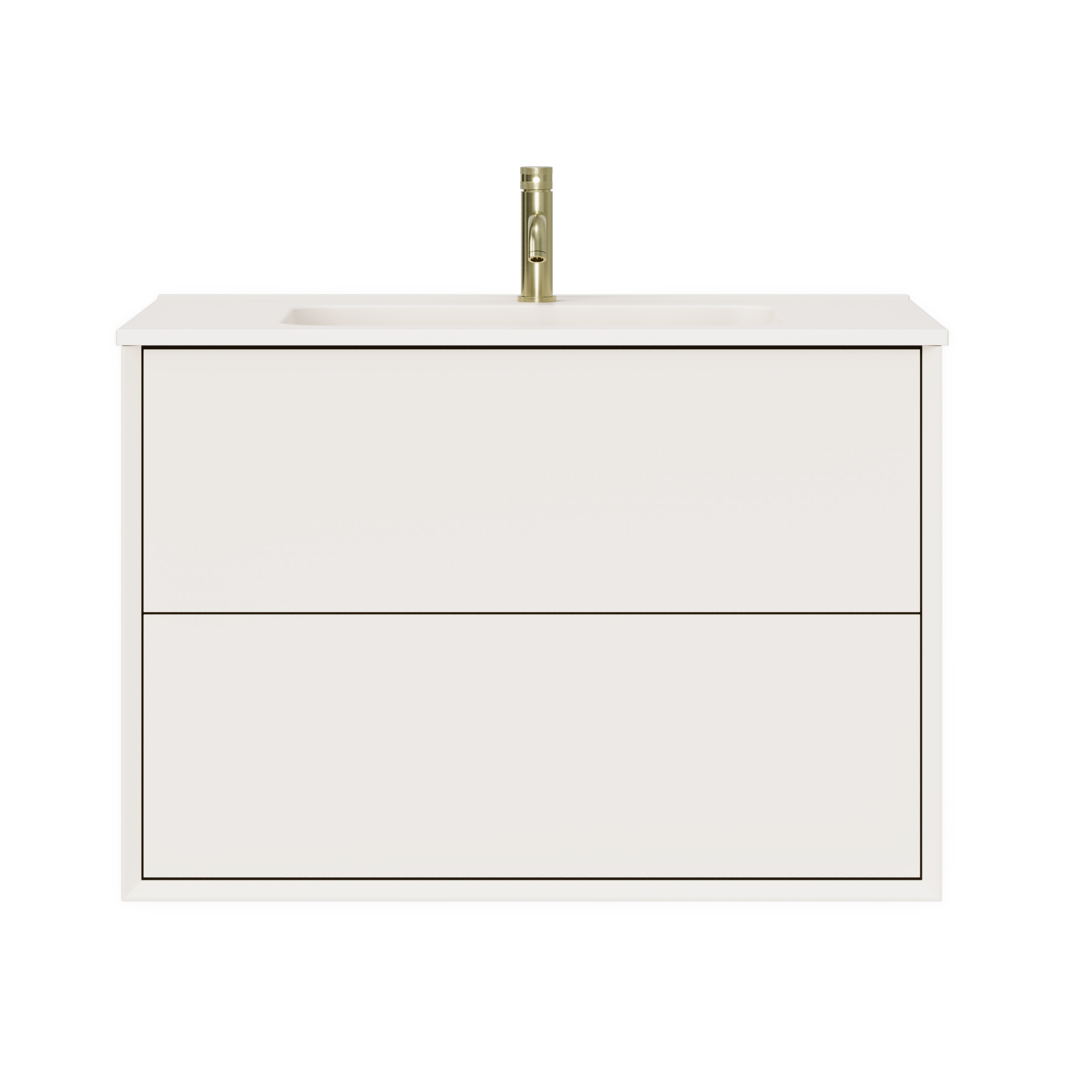 Oslo 800mm Wall Mounted Vanity Unit & Matt White Basin