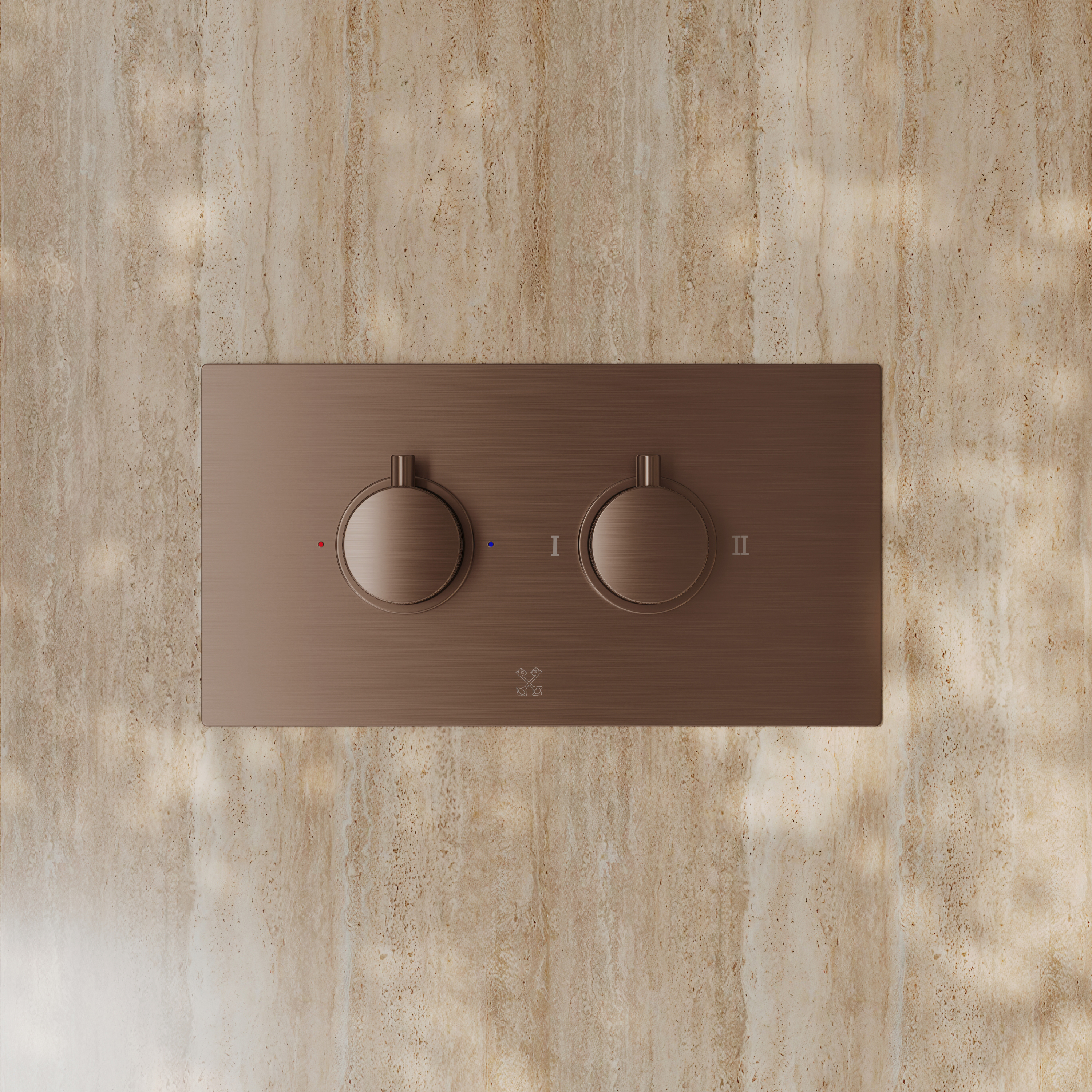 Core 2 Outlet Landscape Thermostatic Concealed Shower Valve
