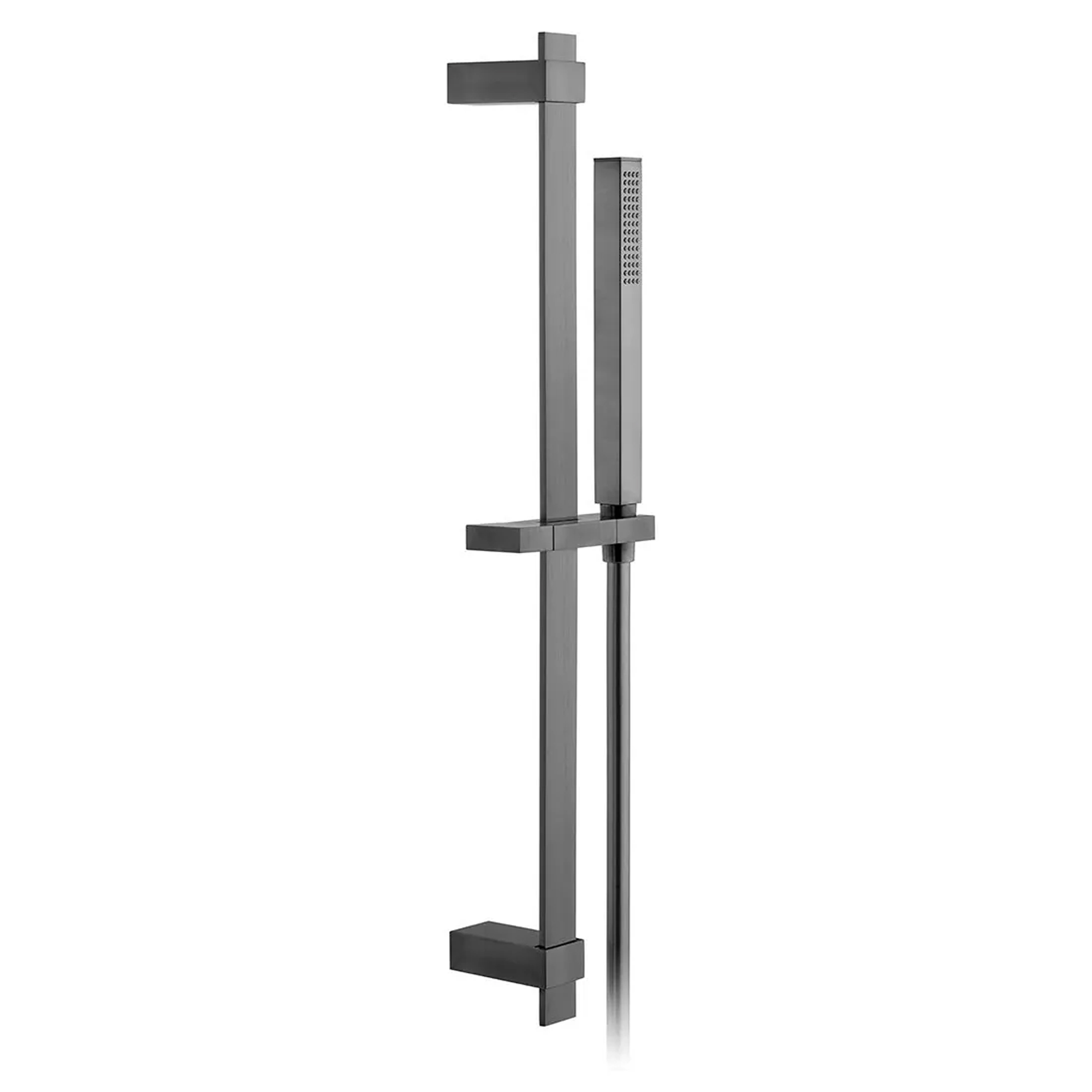 Vado Individual Tablet Notion 2 Outlet Square Concealed Thermostatic Valve, Fixed Head & Shower Rail Kit