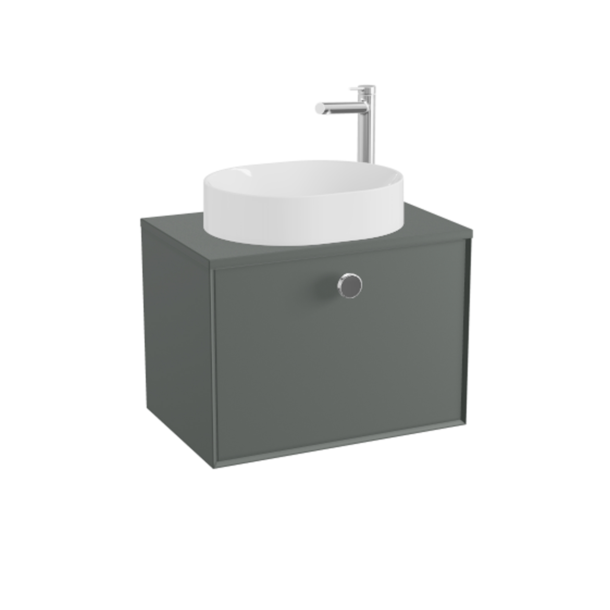 Vado Safari 600mm Wall Hung Vanity Unit & Worktop