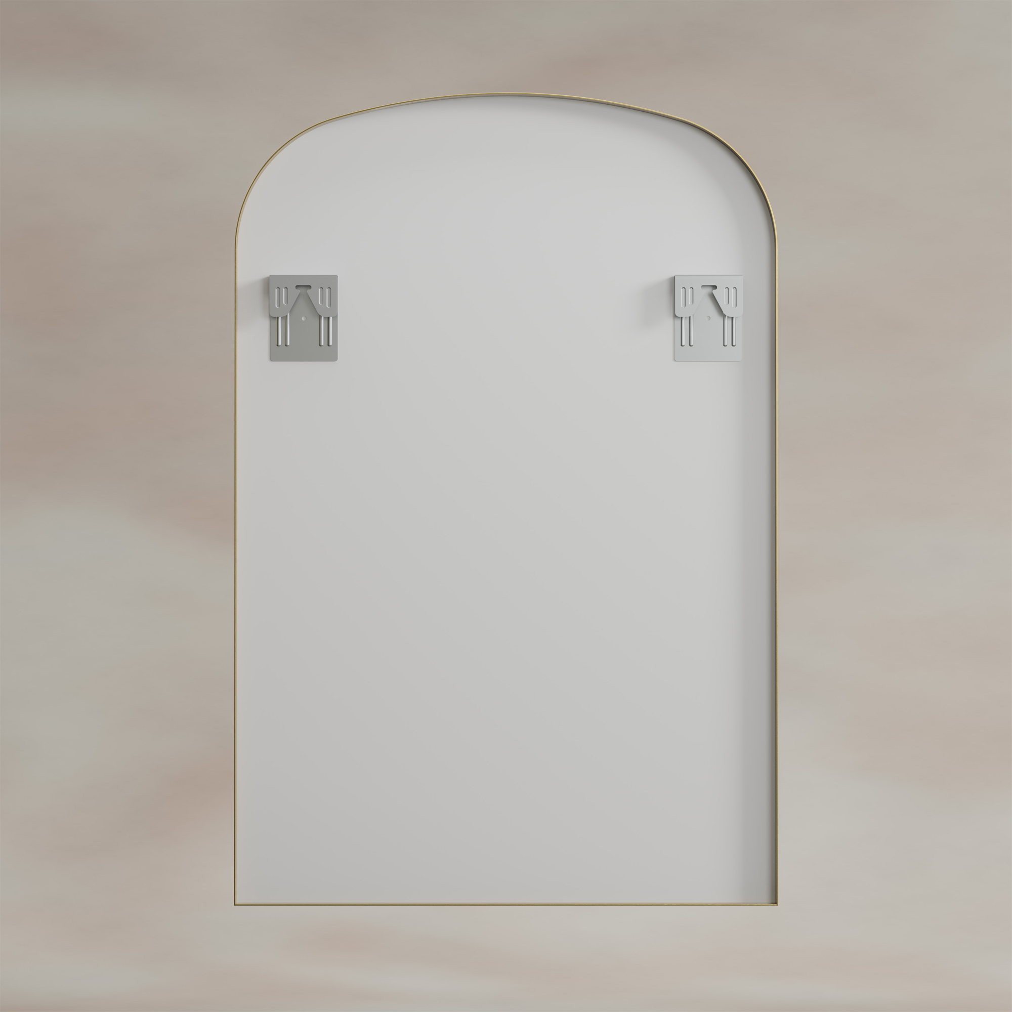 Origins Living Delphine Overmantle Arched Mirror - 600 x 900mm