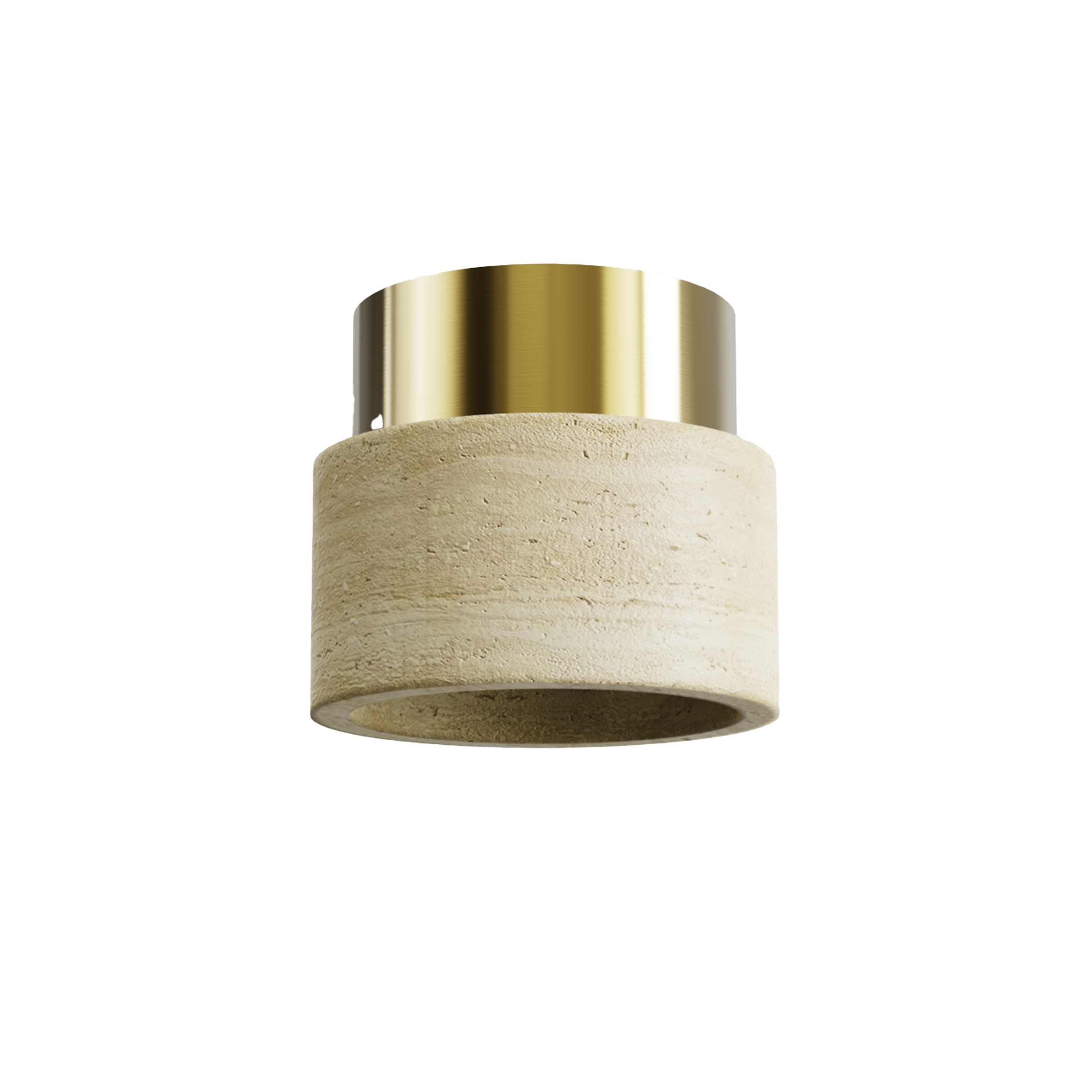 Drench Small Round Stone Ceiling Light