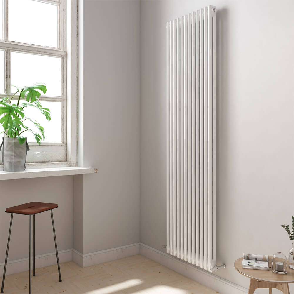 Brenton Olympus Vertical Column Radiator - White