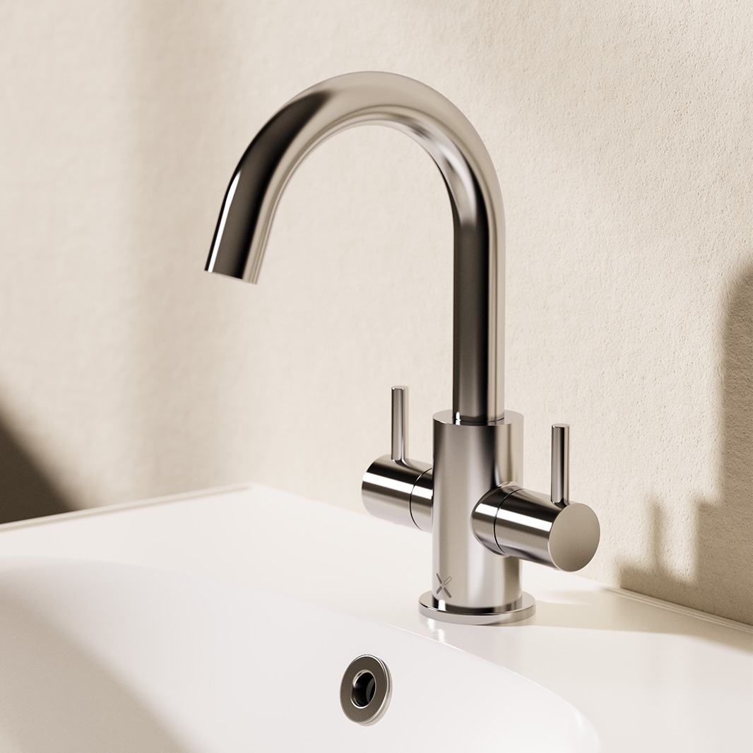 Crosswater MPRO Basin Monobloc Tap - Chrome