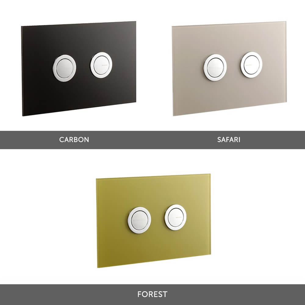 Abacus Lustrolite Glass-Effect Flush Plate