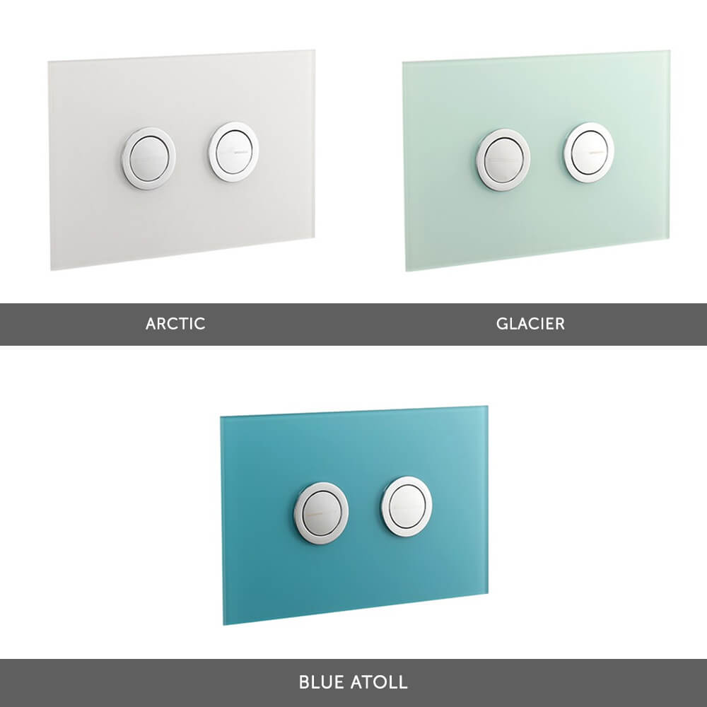 Abacus Lustrolite Glass-Effect Flush Plate