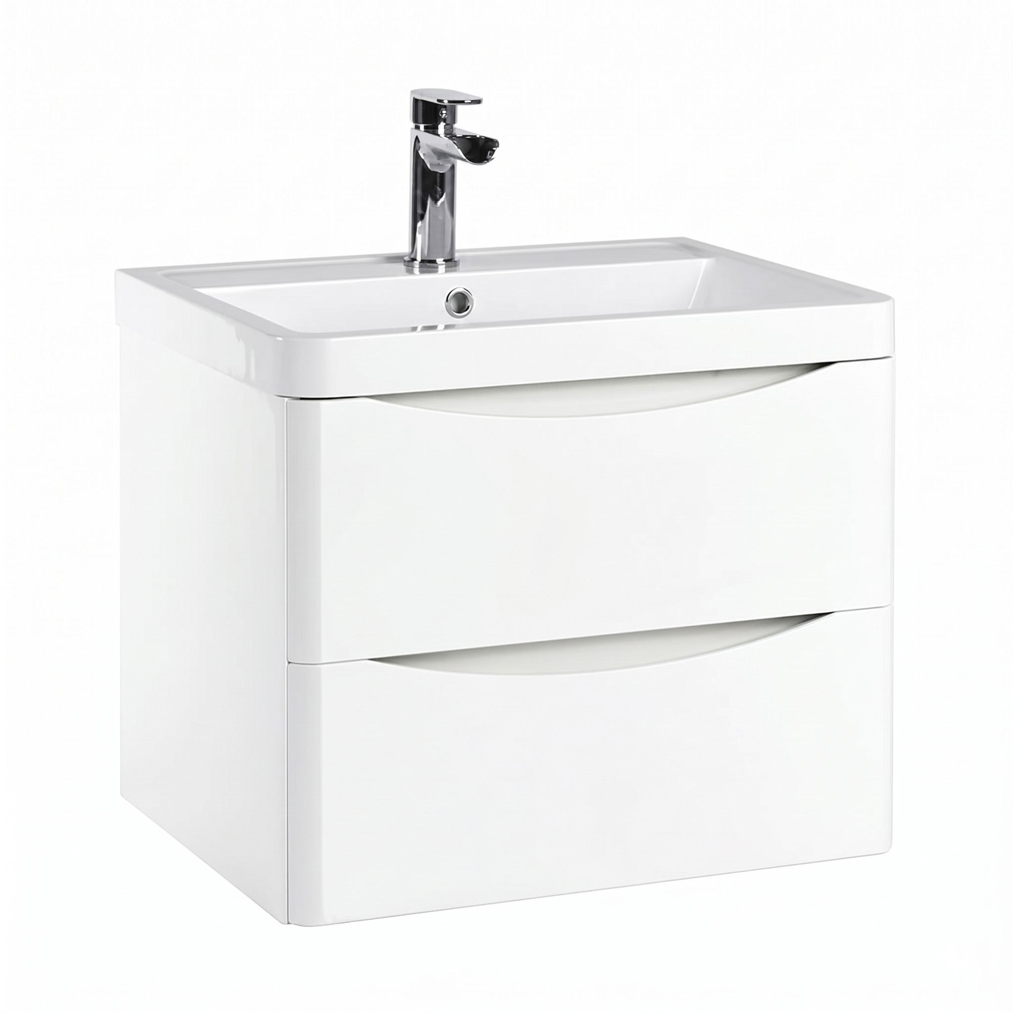 Harbour Clarity 600mm Wall Mounted Vanity Unit & Basin