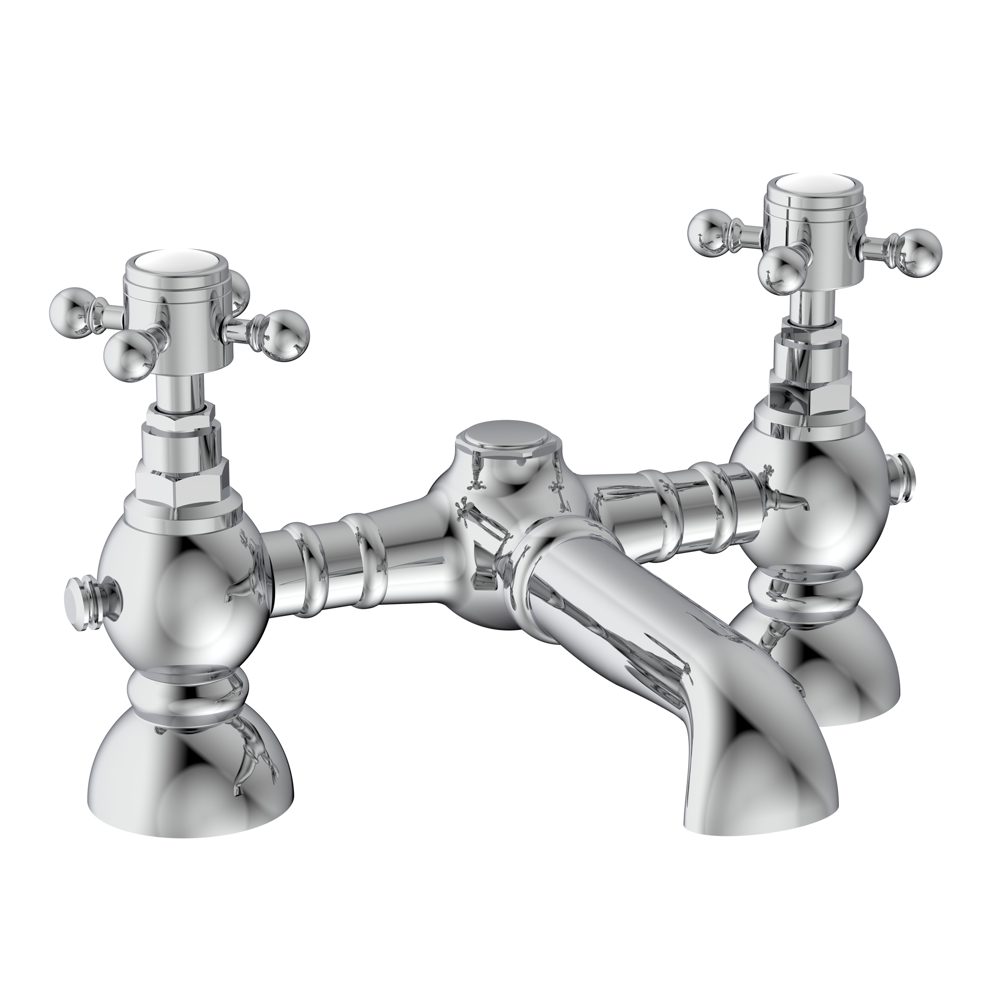 Butler & Rose Eliza Crosshead Deck Mounted Bath Filler Tap