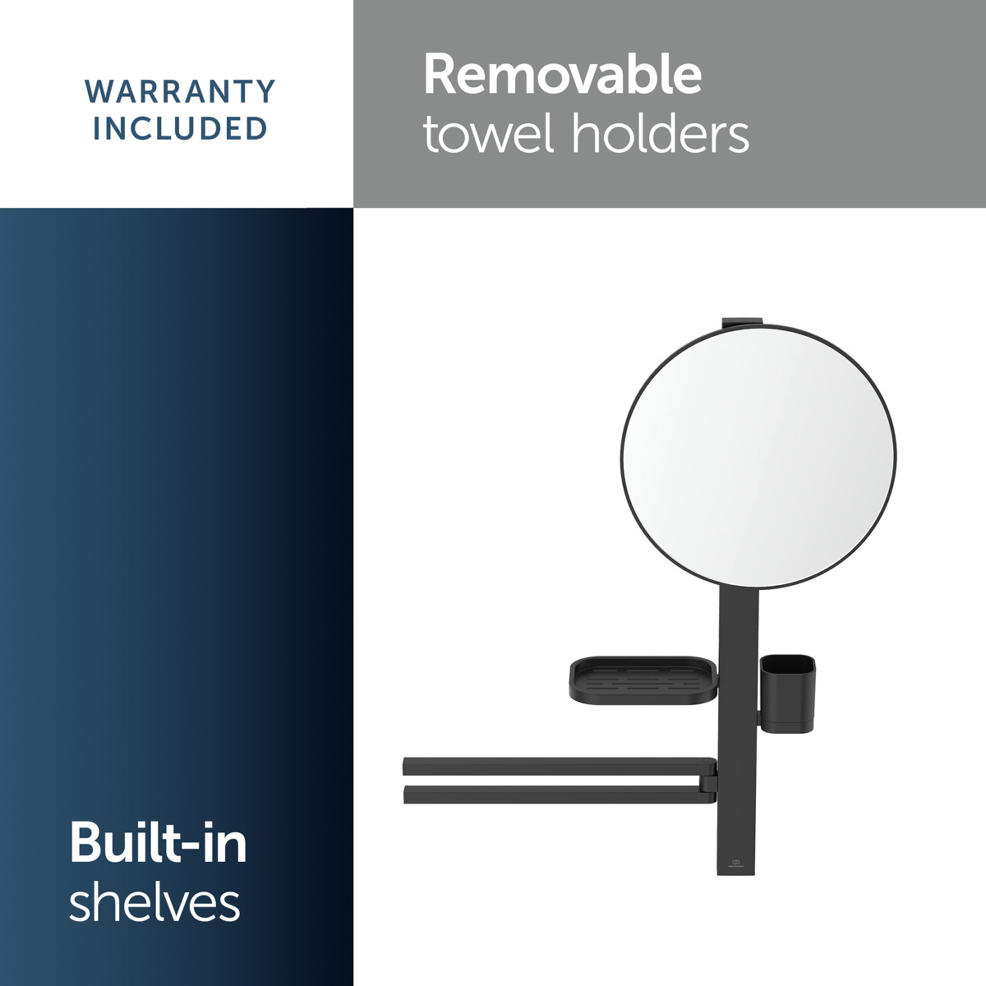 Ideal Standard Alu+ 320mm Mirror & Beauty Bar